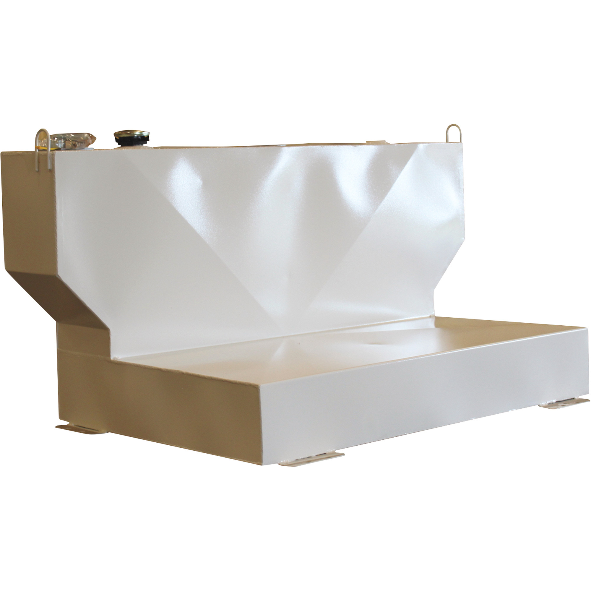 Better Built Steel Transfer Fuel Tank, 98-Gallon, T-Style, White