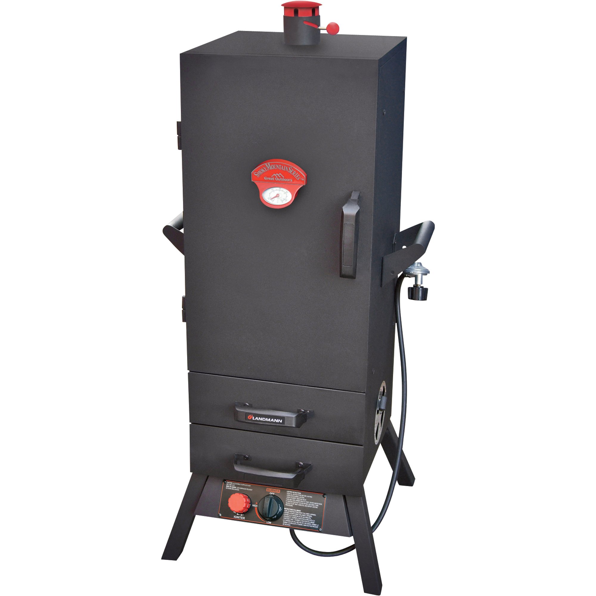 Smoky Mountain Two Drawer Propane Gas Smoker — 38in., 980 sq. in. Cooking Surface, 16,000 Max. BTU, Model# 3895GLA