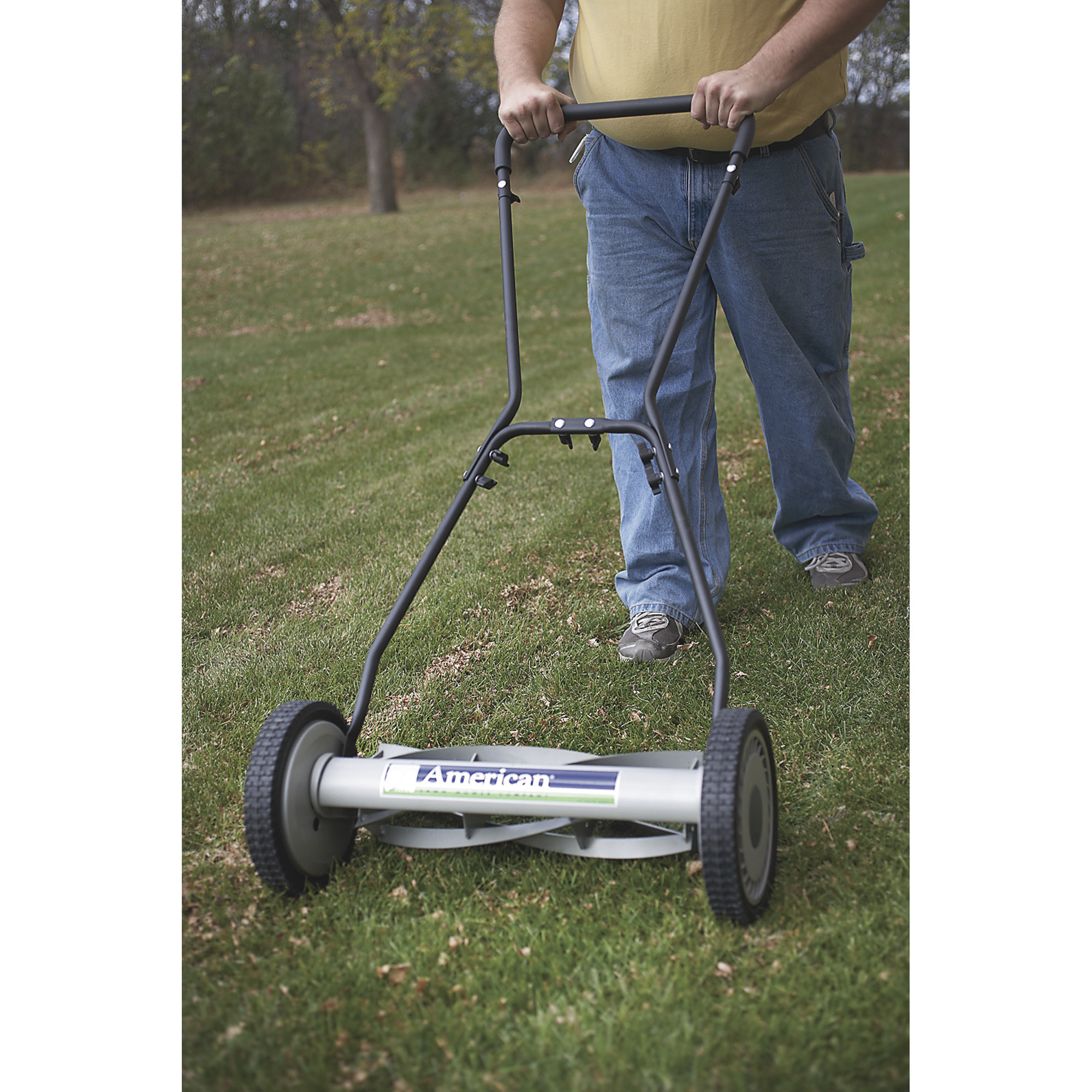 American Lawn Mower Push Reel Lawn Mower, 18in. Deck, Model# 1815-18