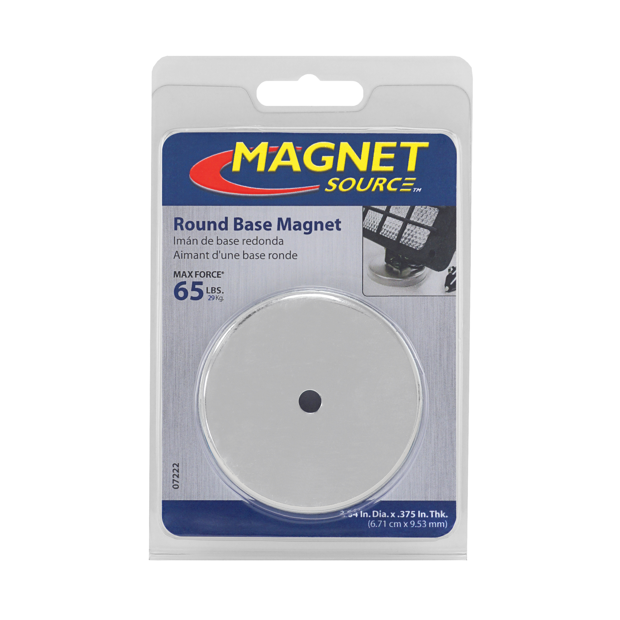 Master Magnetics 07287 Neodymium Magnet with Key Ring, 35 lb capacity