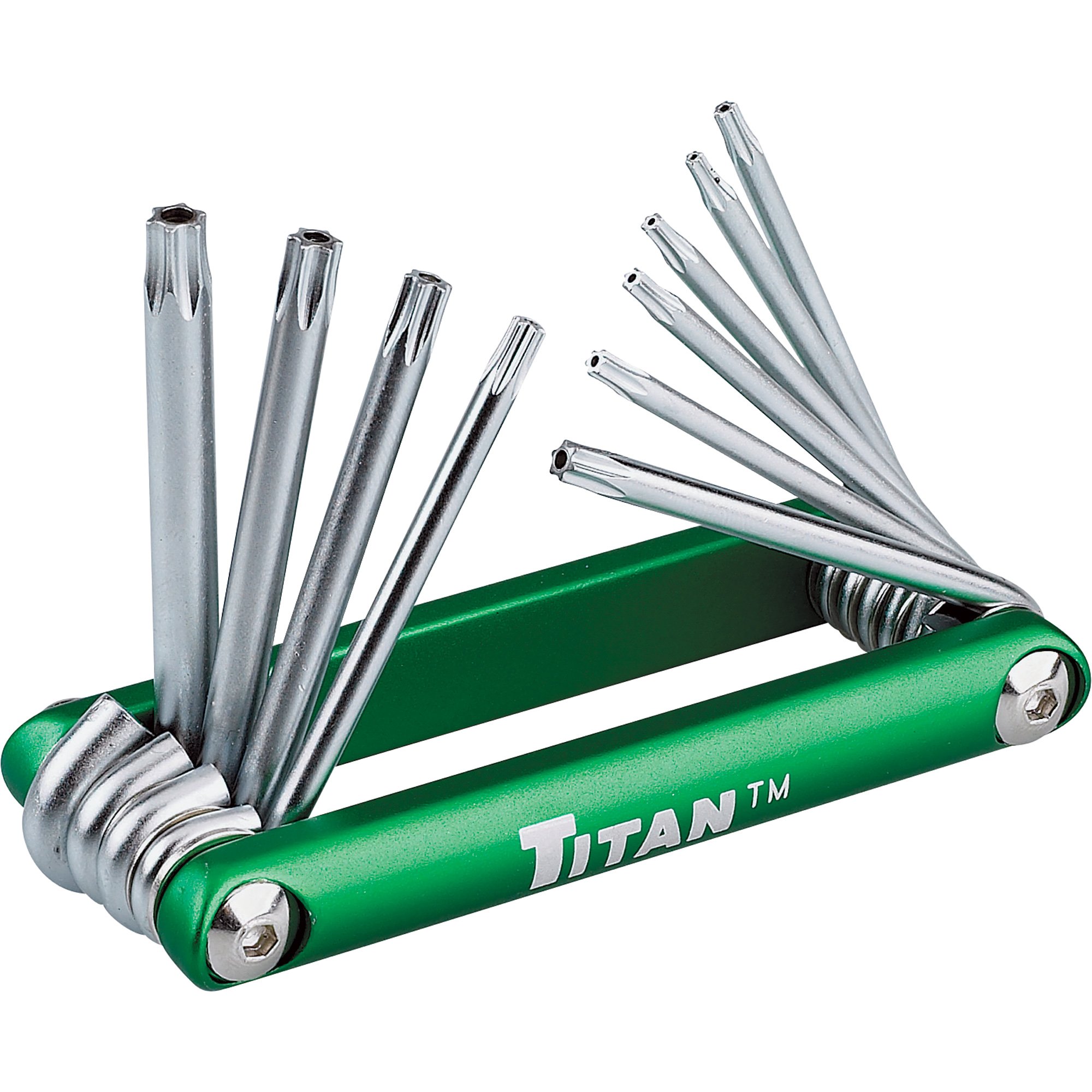 Titan Tamper-Resistant Star Keys — 10-Pc. Set, Model# 12710 | Northern Tool