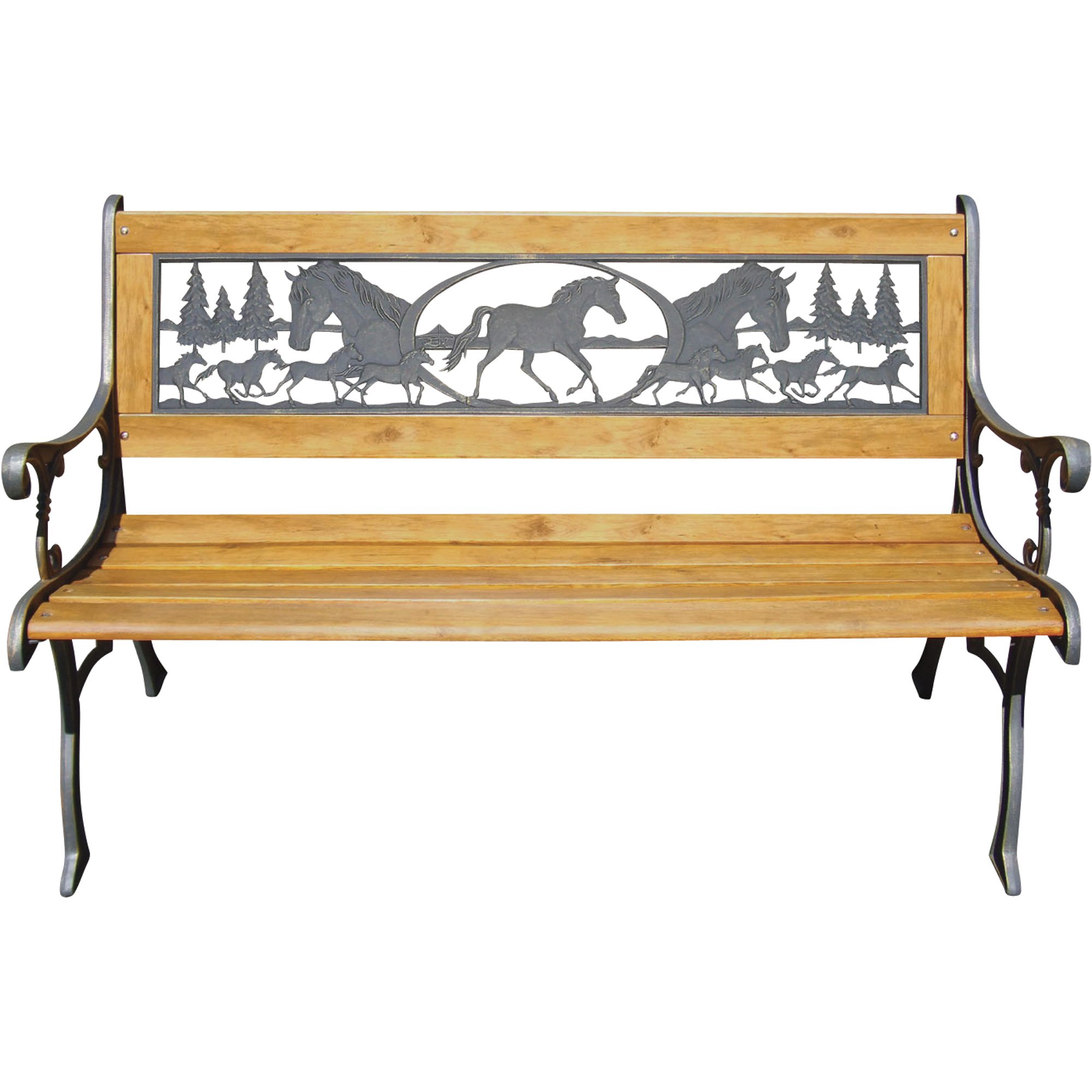 Horse garden online bench