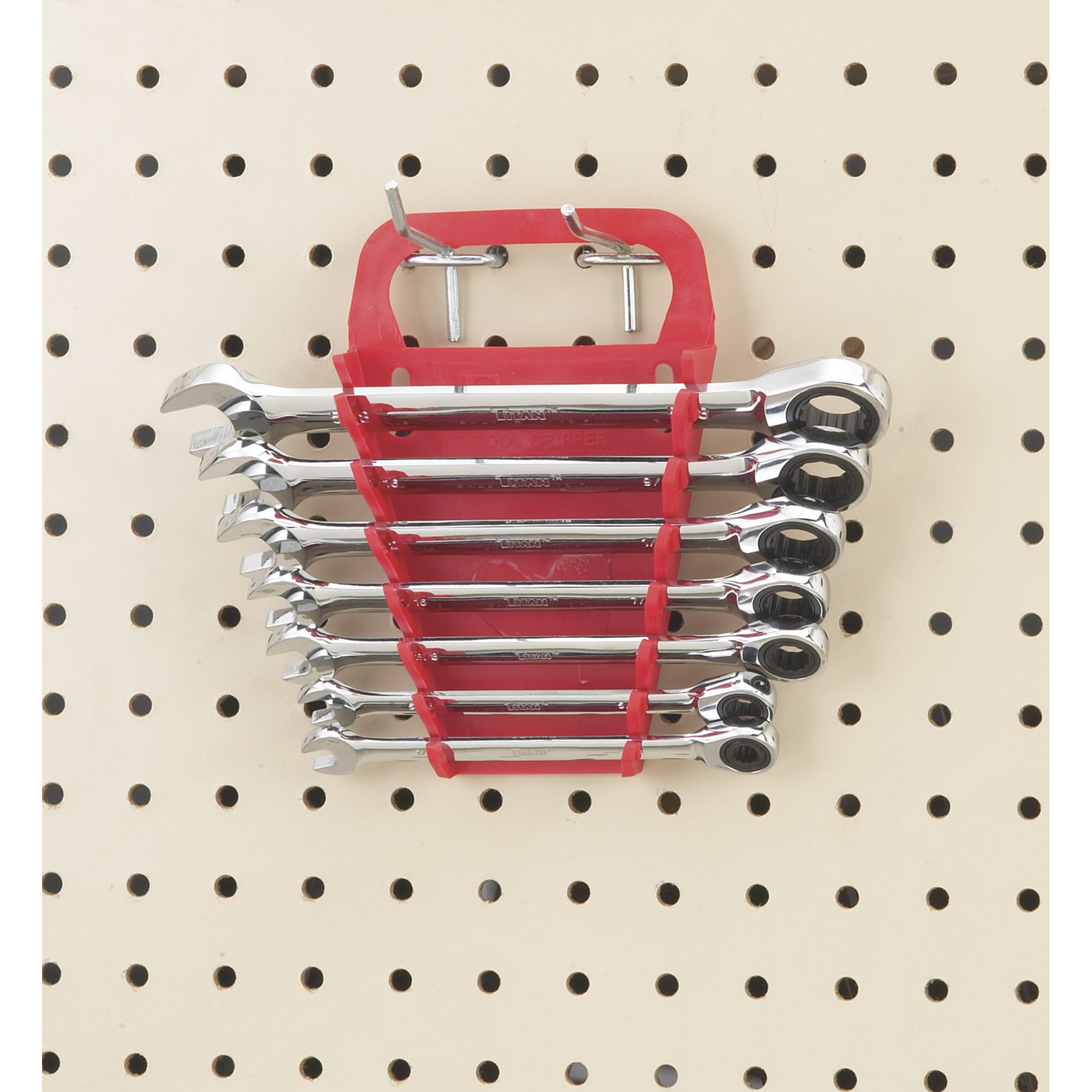 JSP Manufacturing Blue Wrench Organizer Tray - Holds 10 Tools, Portable & Wall Mountable