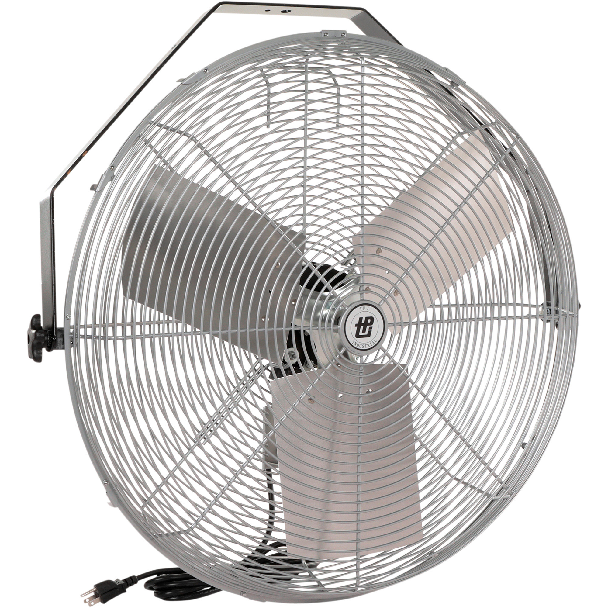 TPI Industrial Mounted Workstation Fan, 24in., 1/8 HP, 3,500 CFM, 120 ...