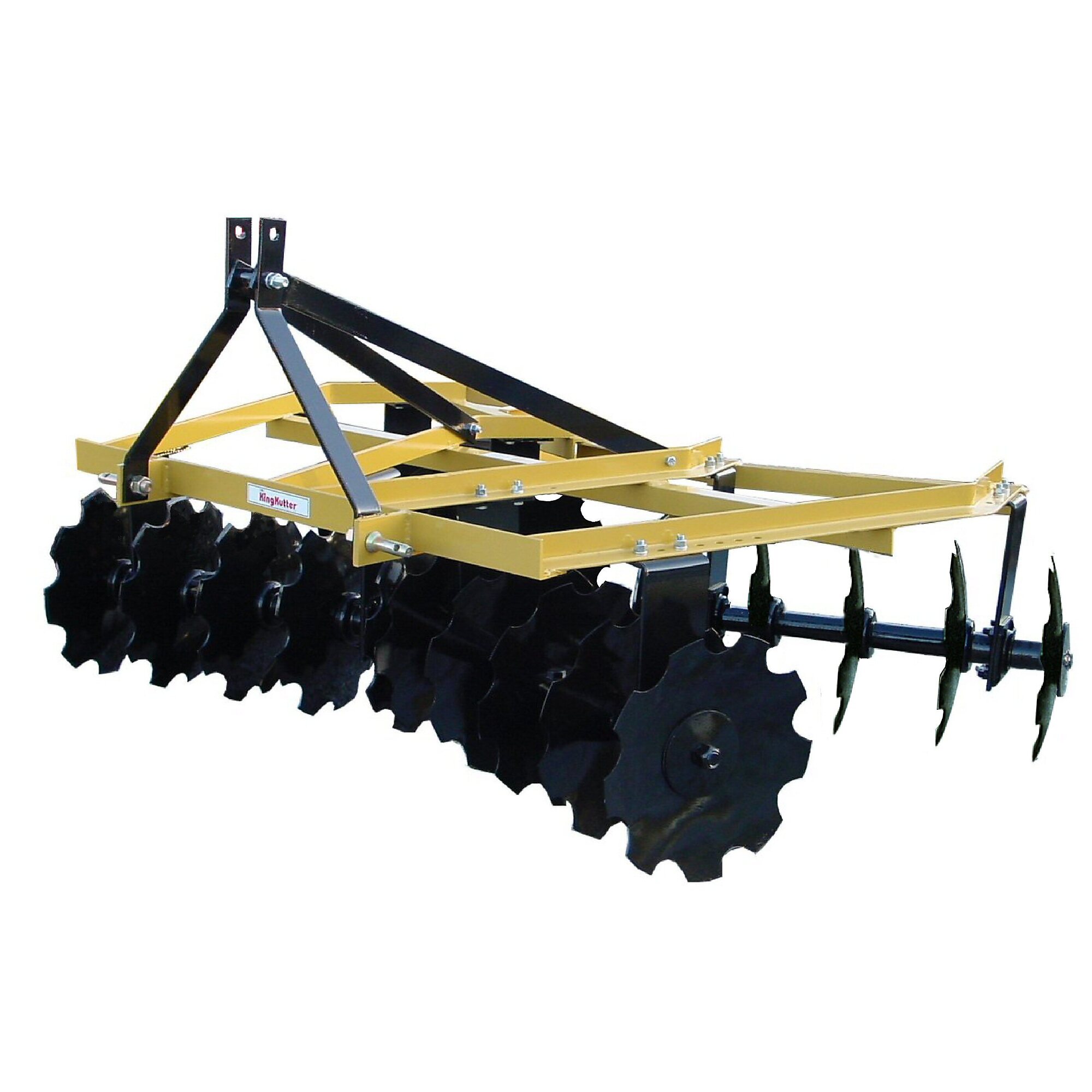 King Kutter Angle Frame Disc Harrow, 5 1/2-Ft., Notched, Model# 16-16-N