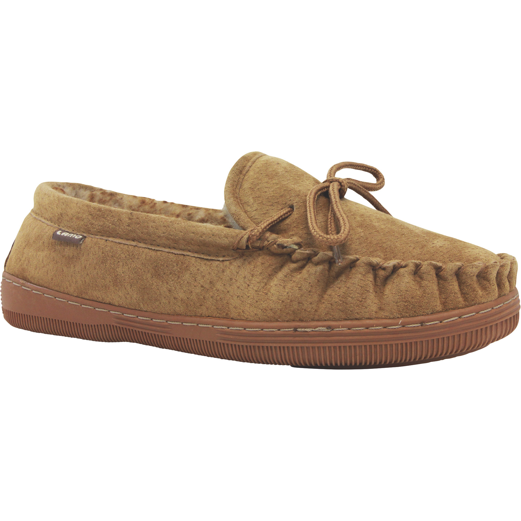 Lamo Footwear Slipper Moccasins, Size 7, Chestnut | Northern