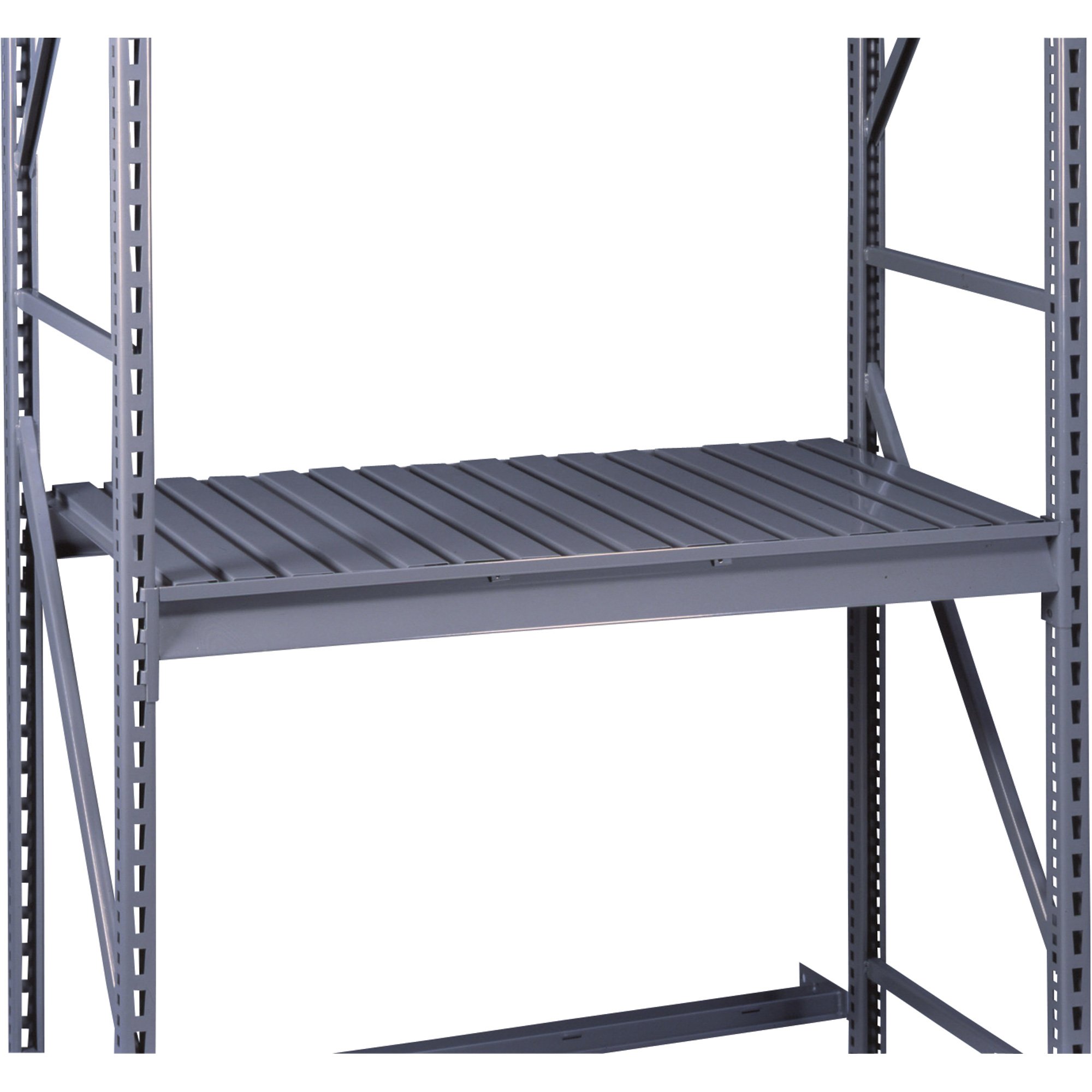 Tenesco Rack Tennsco Extra Storage Rack Shelf — 72in.W x 24in.D, Corrugated Steel ...