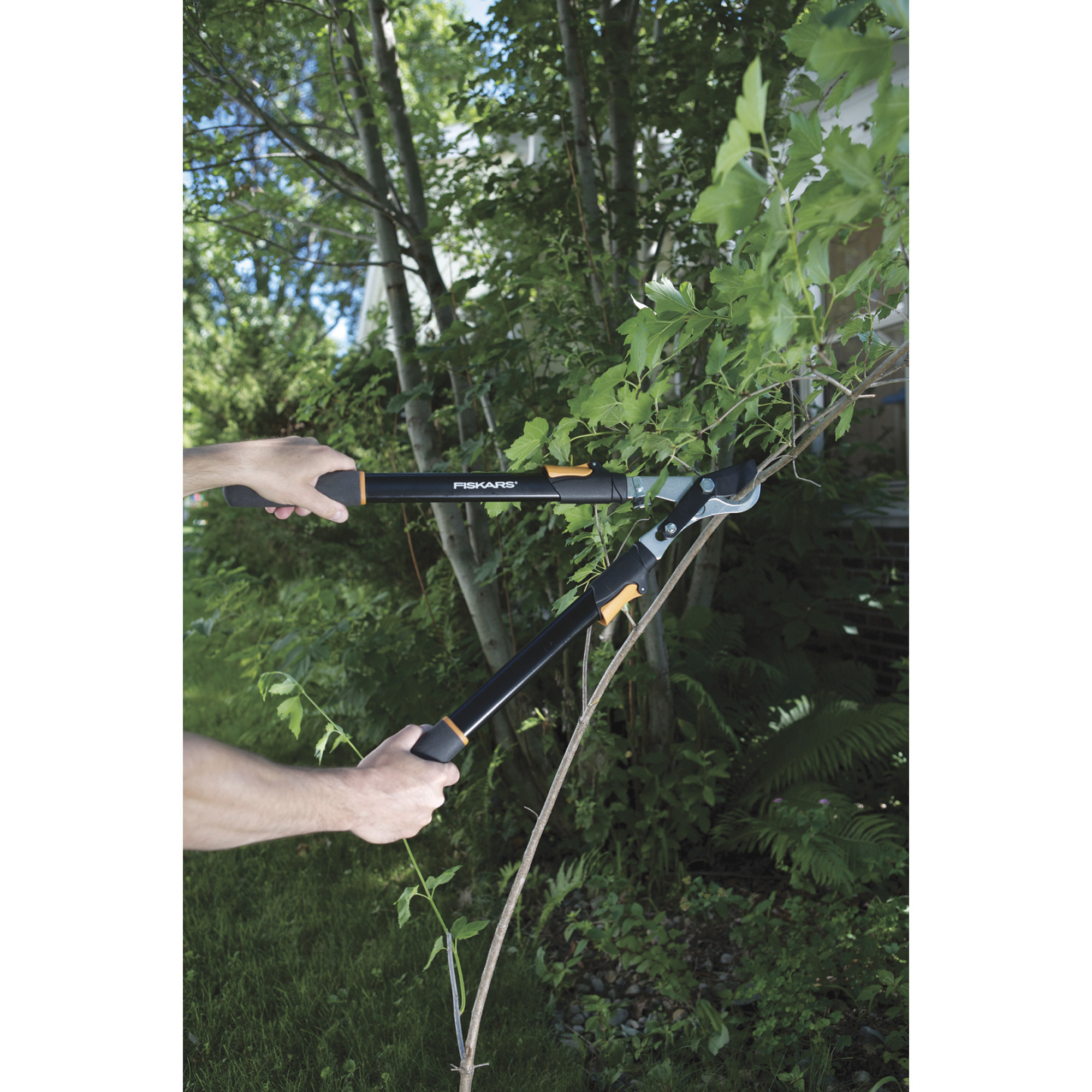 Fiskars Power Lever Telescoping Limb Lopper, Extends from 25in.-37in ...