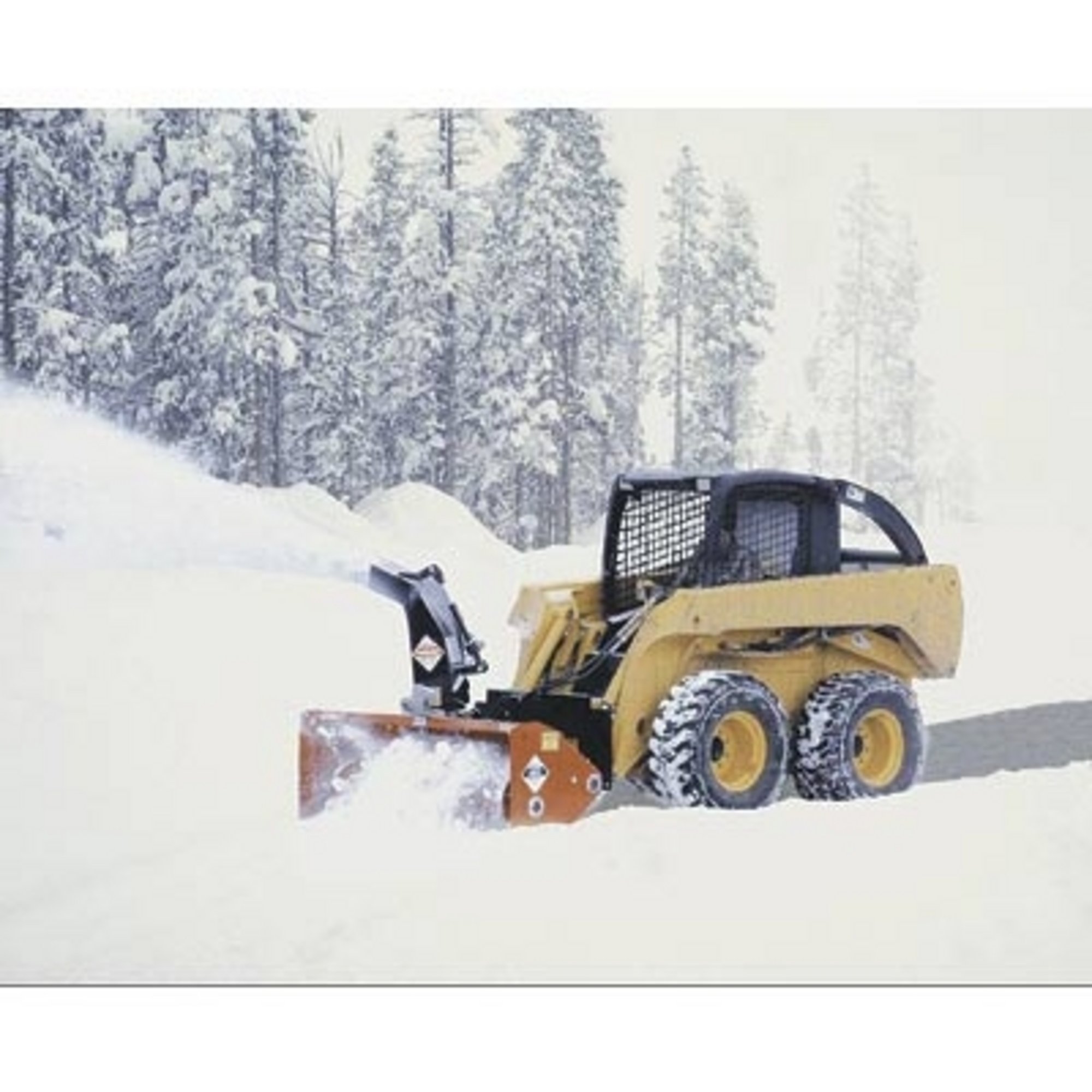 Red Devil Skid Steer Loader Snow Blower — 2Stage, 7Ft. Cutting Width