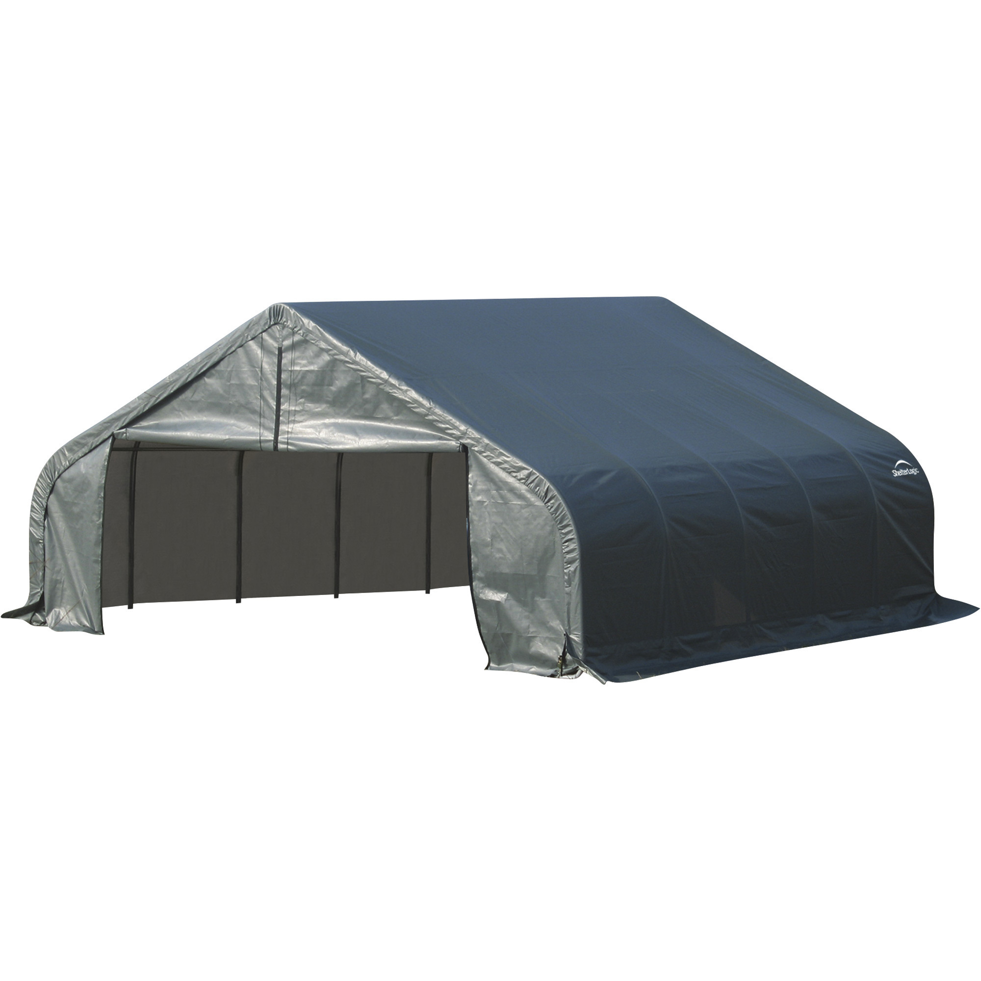 ShelterLogic Peak Style Garage/Storage Shelter — 20ft.L x 18ft.W x 12ft.H