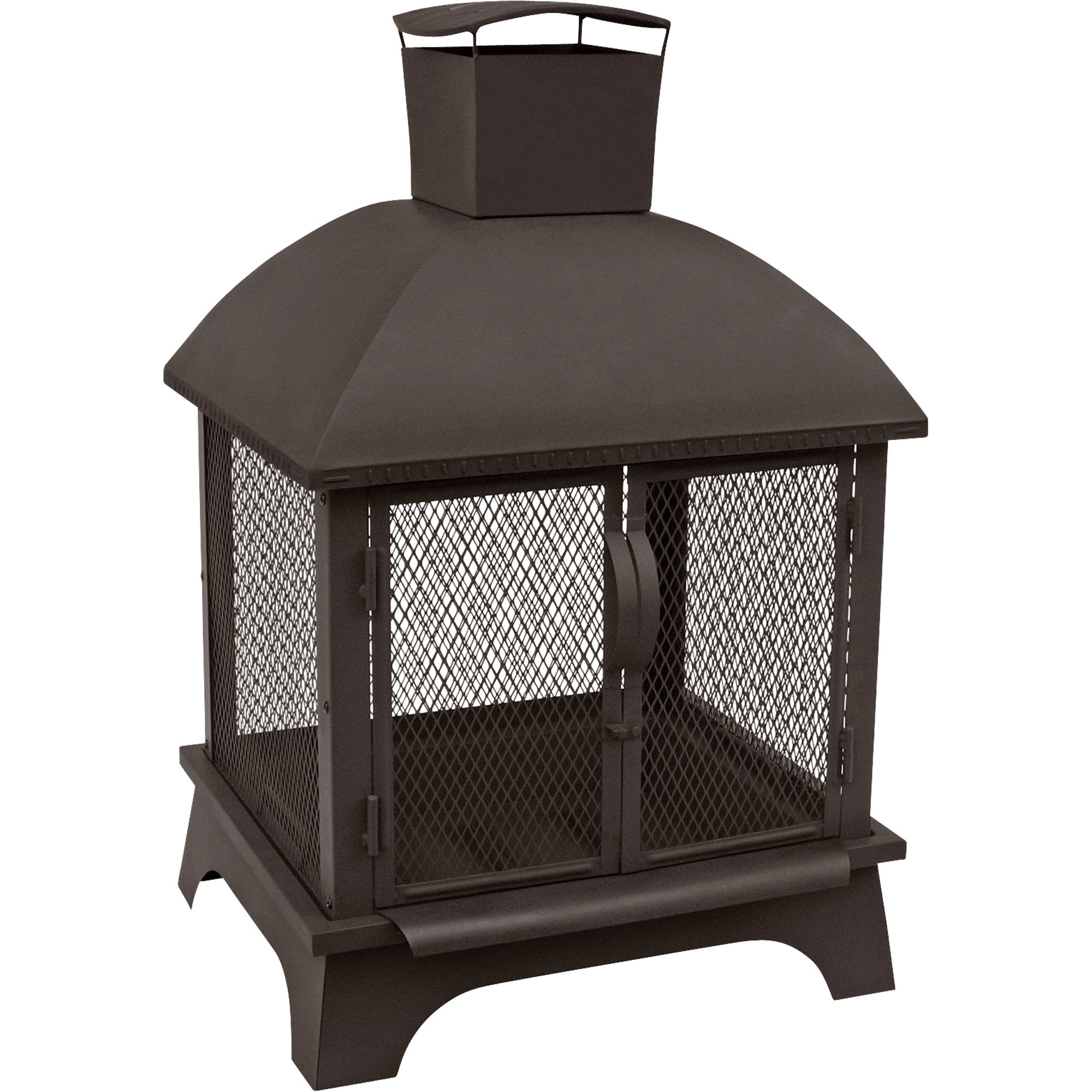 Landmann Redford Outdoor Fireplace — Black, 41.5in.H, Model# 25722