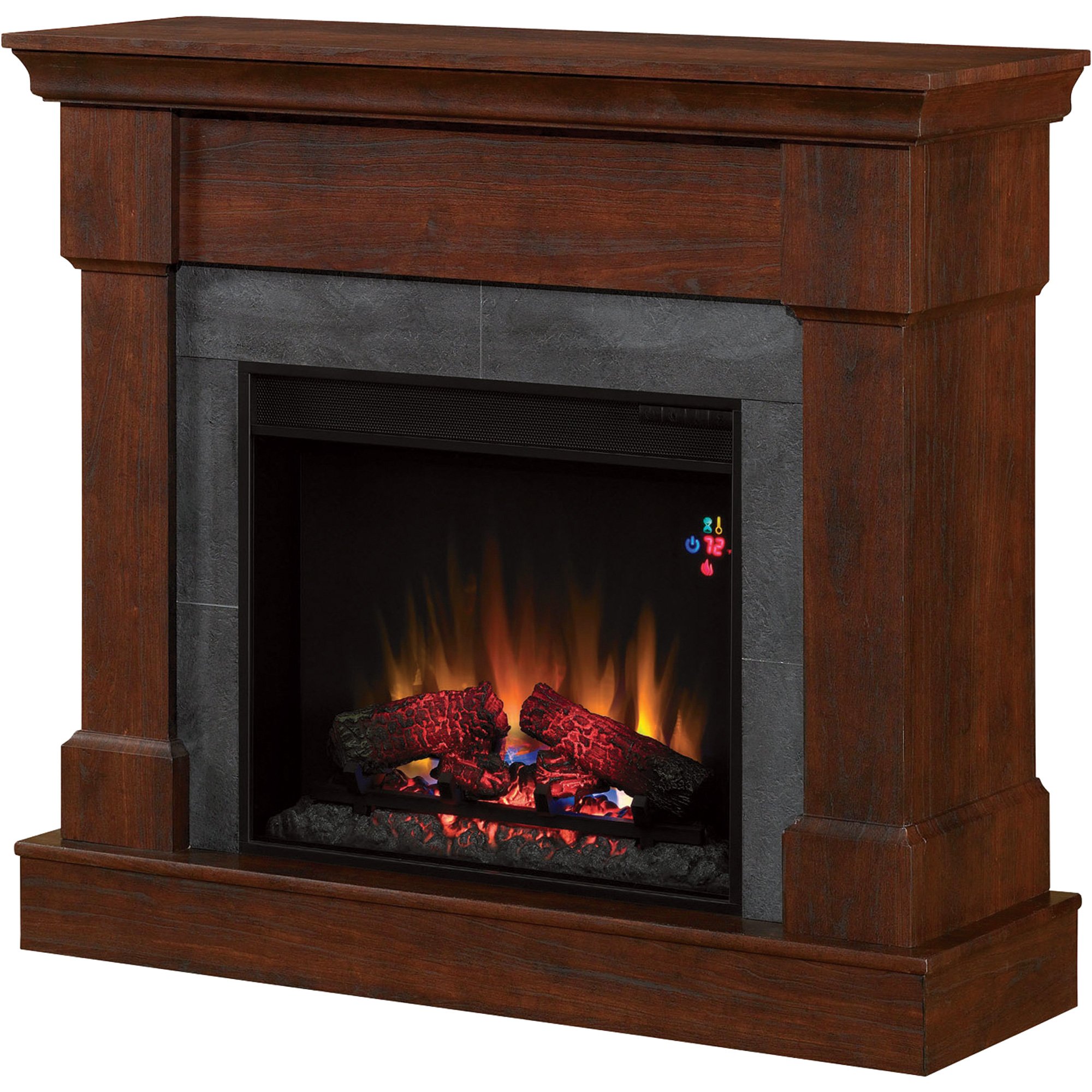 ChimneyFree Vent-Free Franklin Dual Mantel Electric Fireplace — 4600