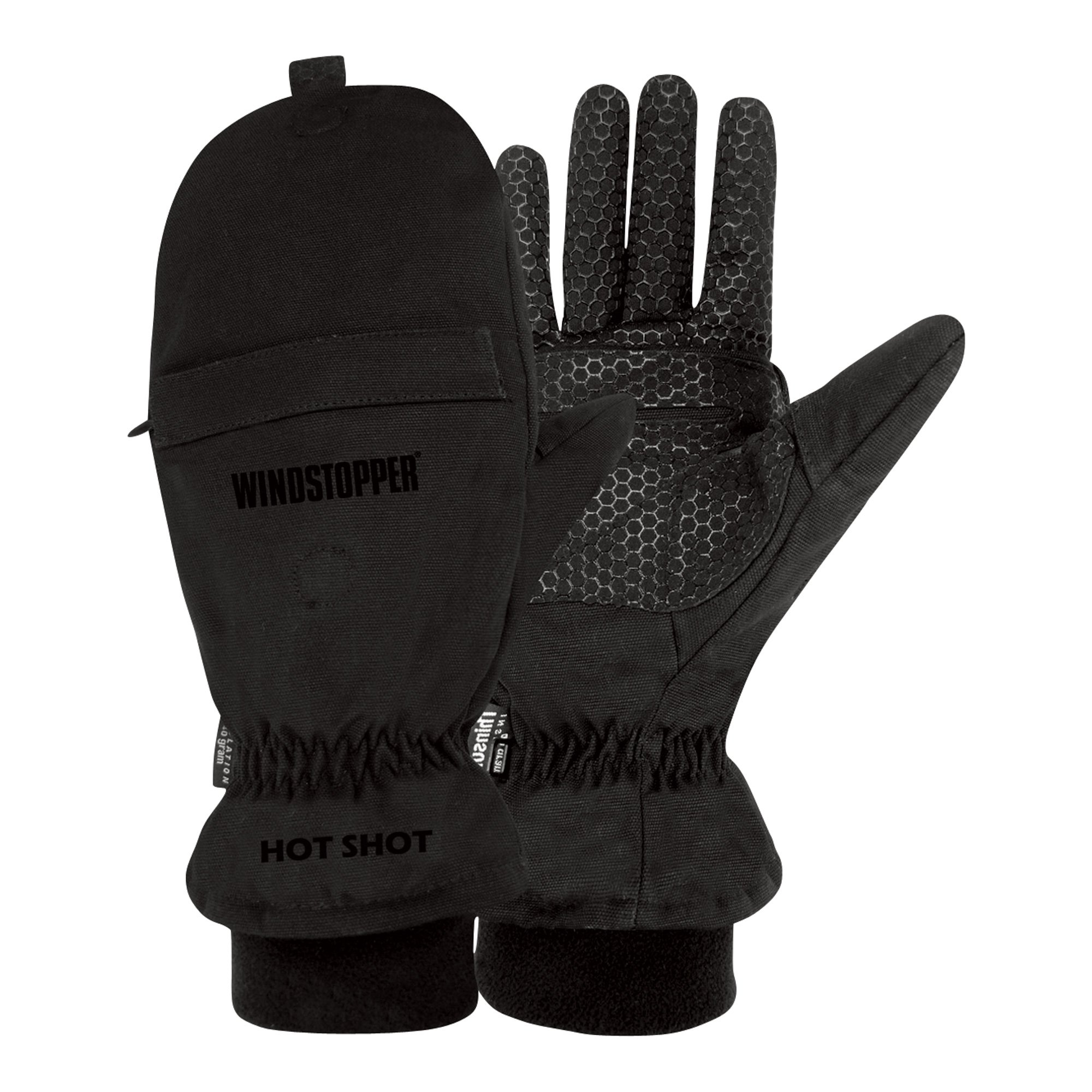 Hot Shot Windstopper Glove Mitten Combo Black Large Model G0 967 KL NTL Northern Tool