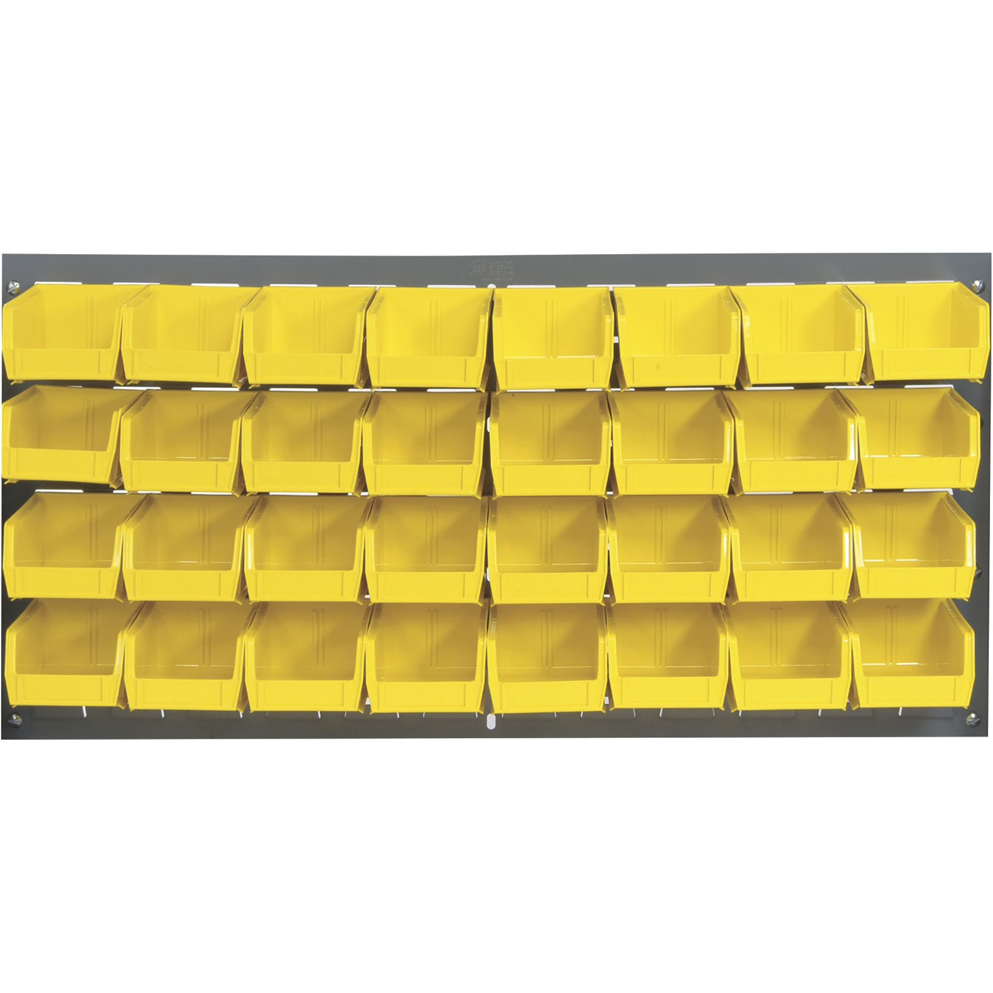 Quantum Storage Louvered Panel with 32 Bins — 36in.L x 19in.H Unit Size