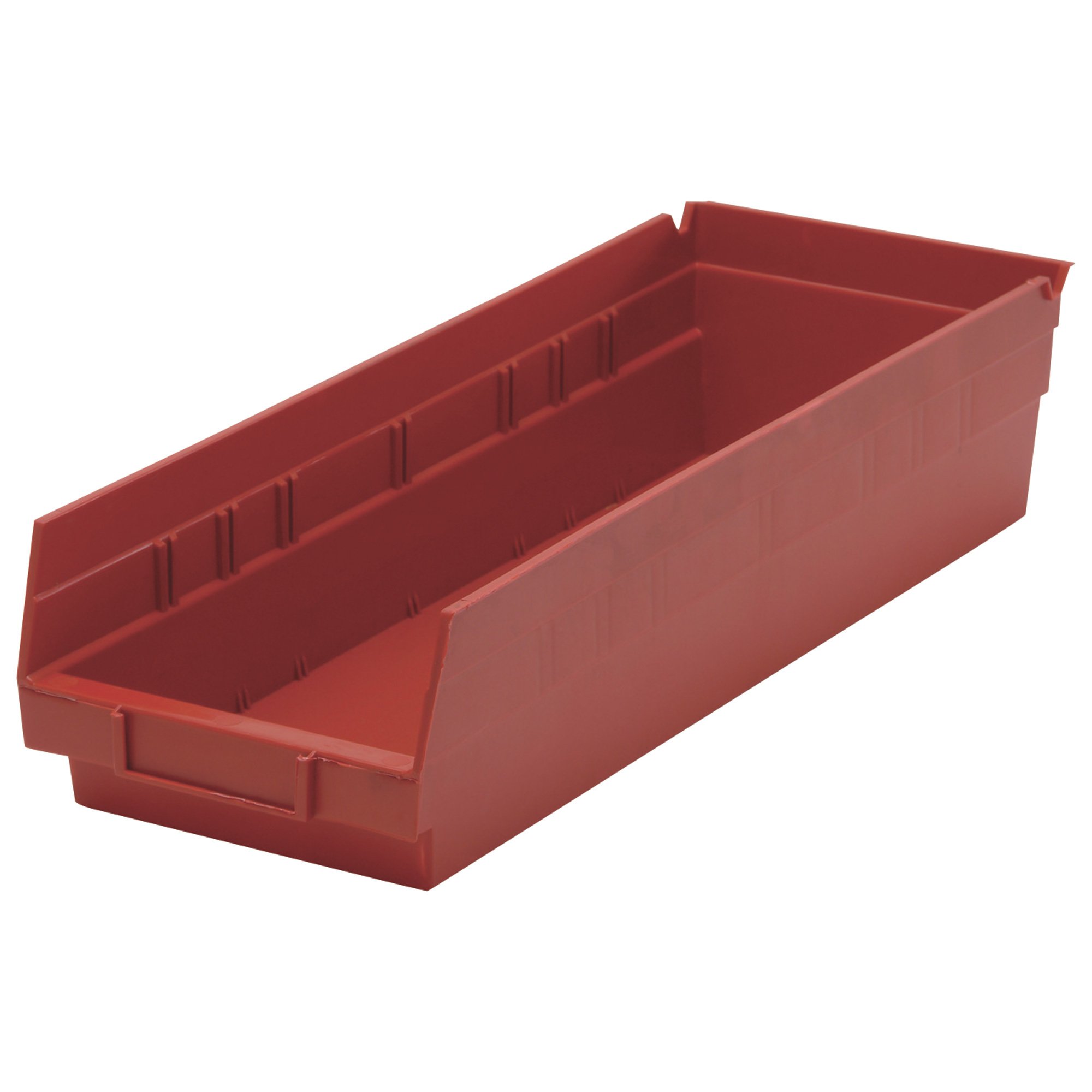 Quantum Storage Economy Shelf Bins — 17 7/8in. x 6 5/8in. x 4in. Size, Carton of 20