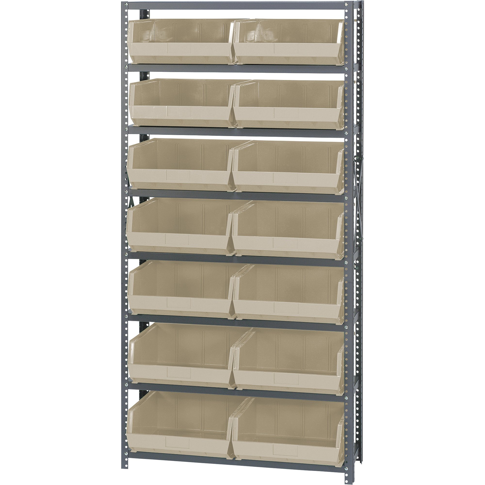 Quantum Storage Bin Complete Package Unit — 12in. x 36in. x 75in