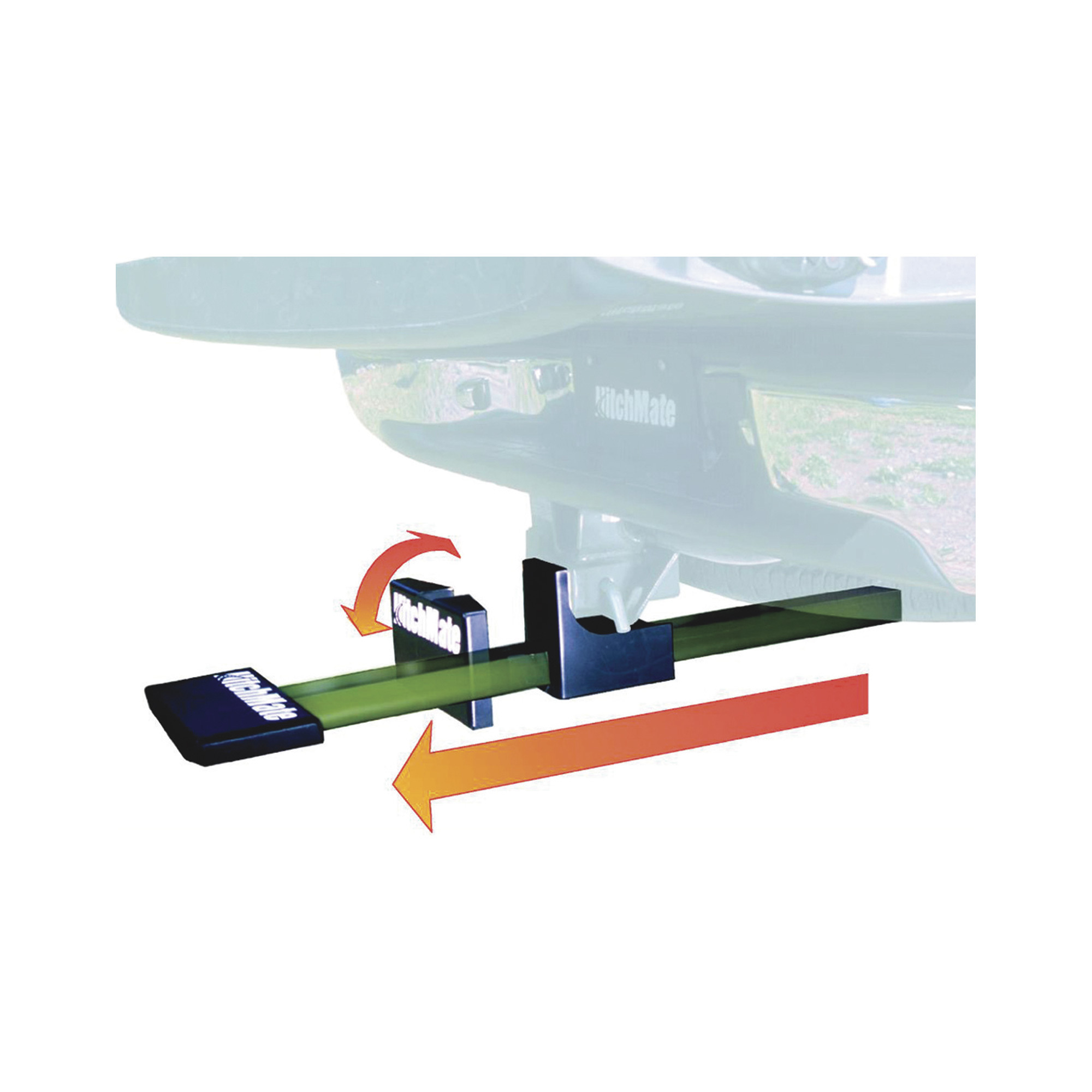 HitchMate TruckStep, Fits Standard 2in. Hitch, Model# 4045