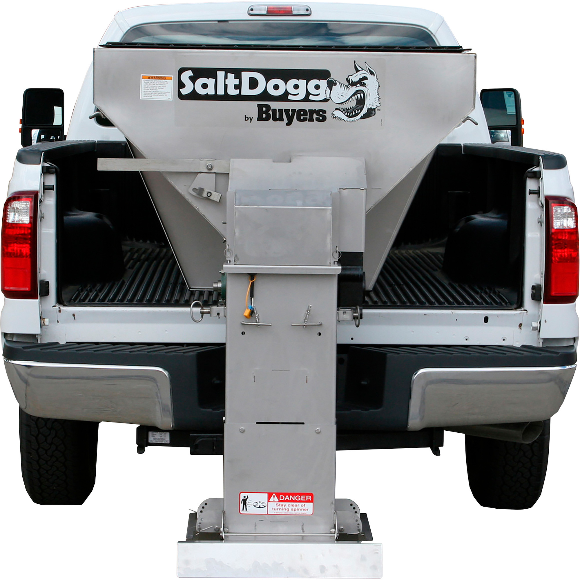 Salt Dogg Electric Stainless Steel Hopper Spreader, 2.0 Cu. Yard