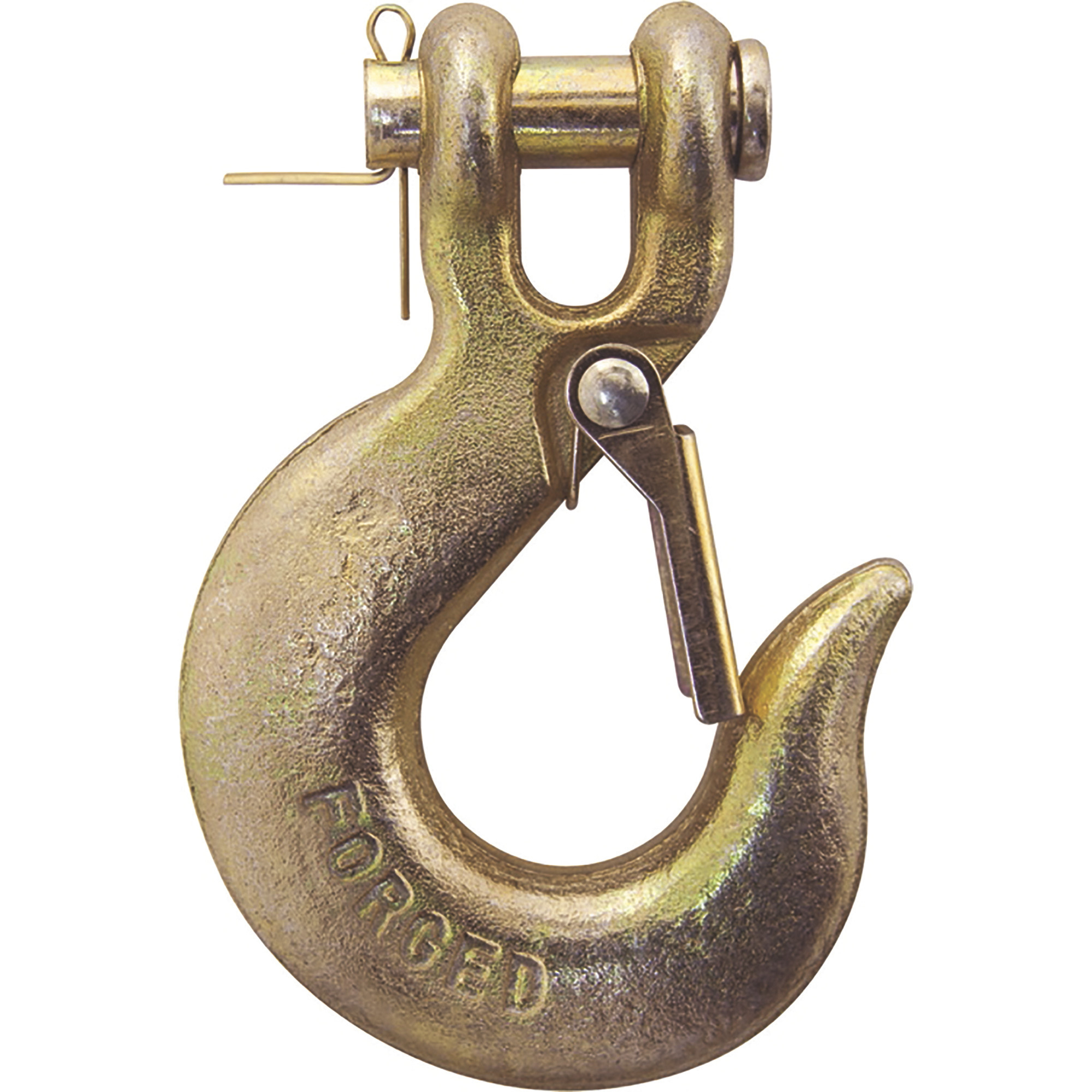 Mibro 1/4in. GR70 Clevis Slip Hook with Latch, Model# 229500