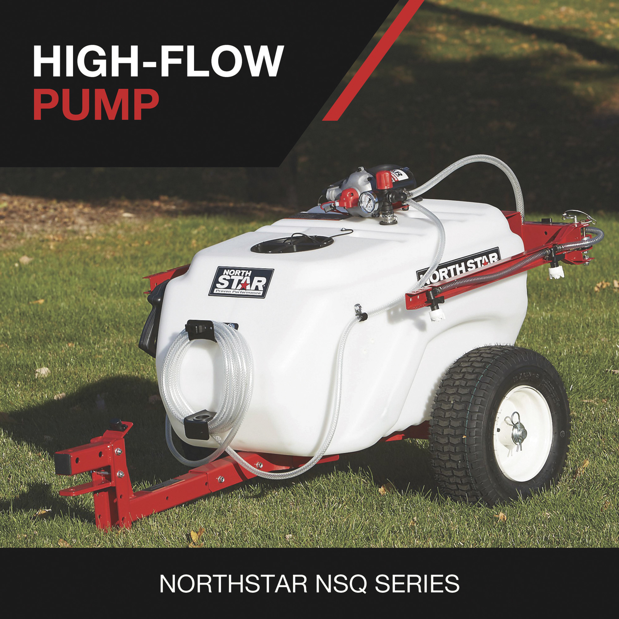  NorthStar Tow-Behind Trailer Boom Broadcast and Spot Sprayer -  21-Gallon Capacity, 2.2 GPM, 12 Volt DC : Patio, Lawn & Garden