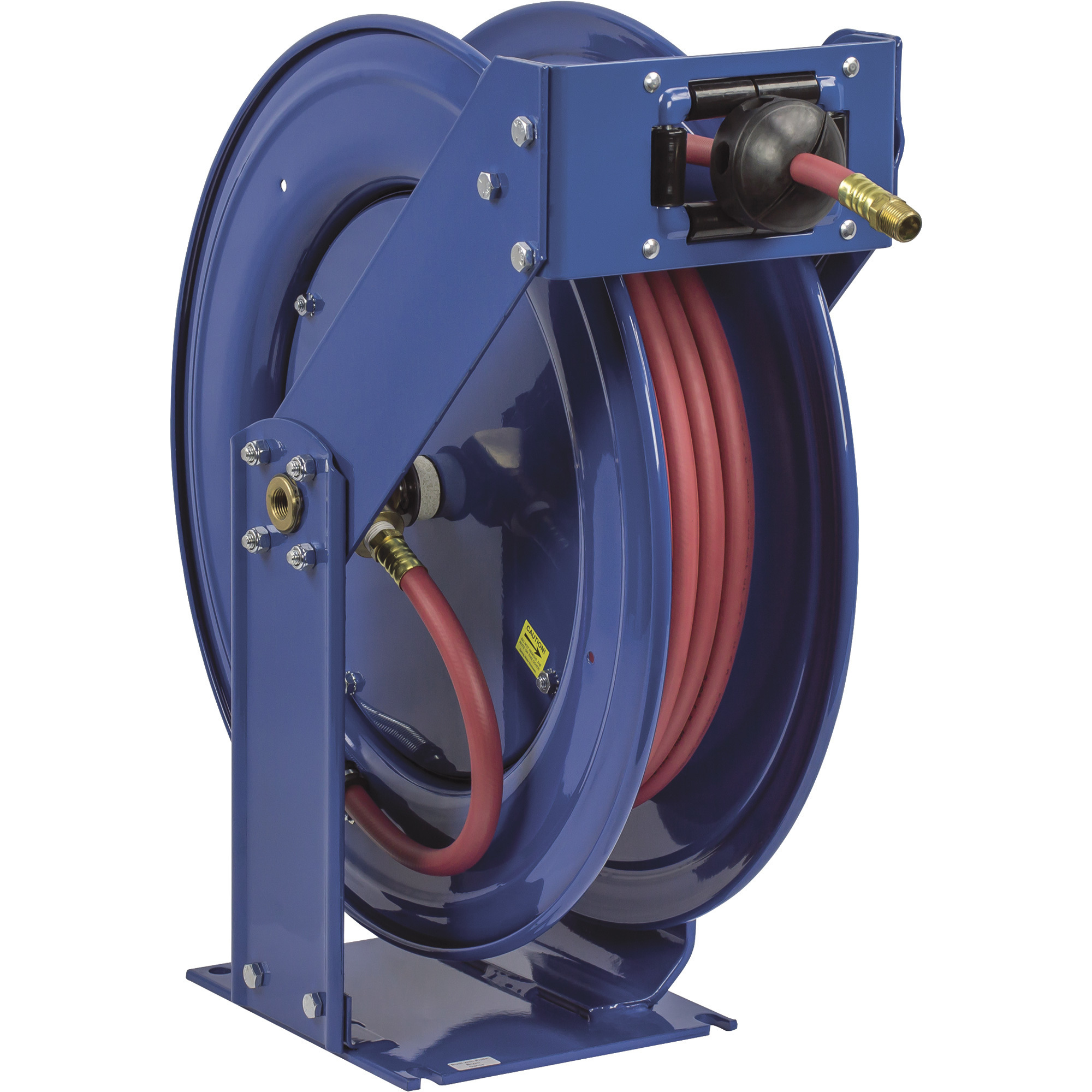 Coxreels Truck Series Maximum-Duty Air Hose Reel, With 3/8in. x 50ft. PVC Hose, Max. 300 PSI, Model# TSH-N-350