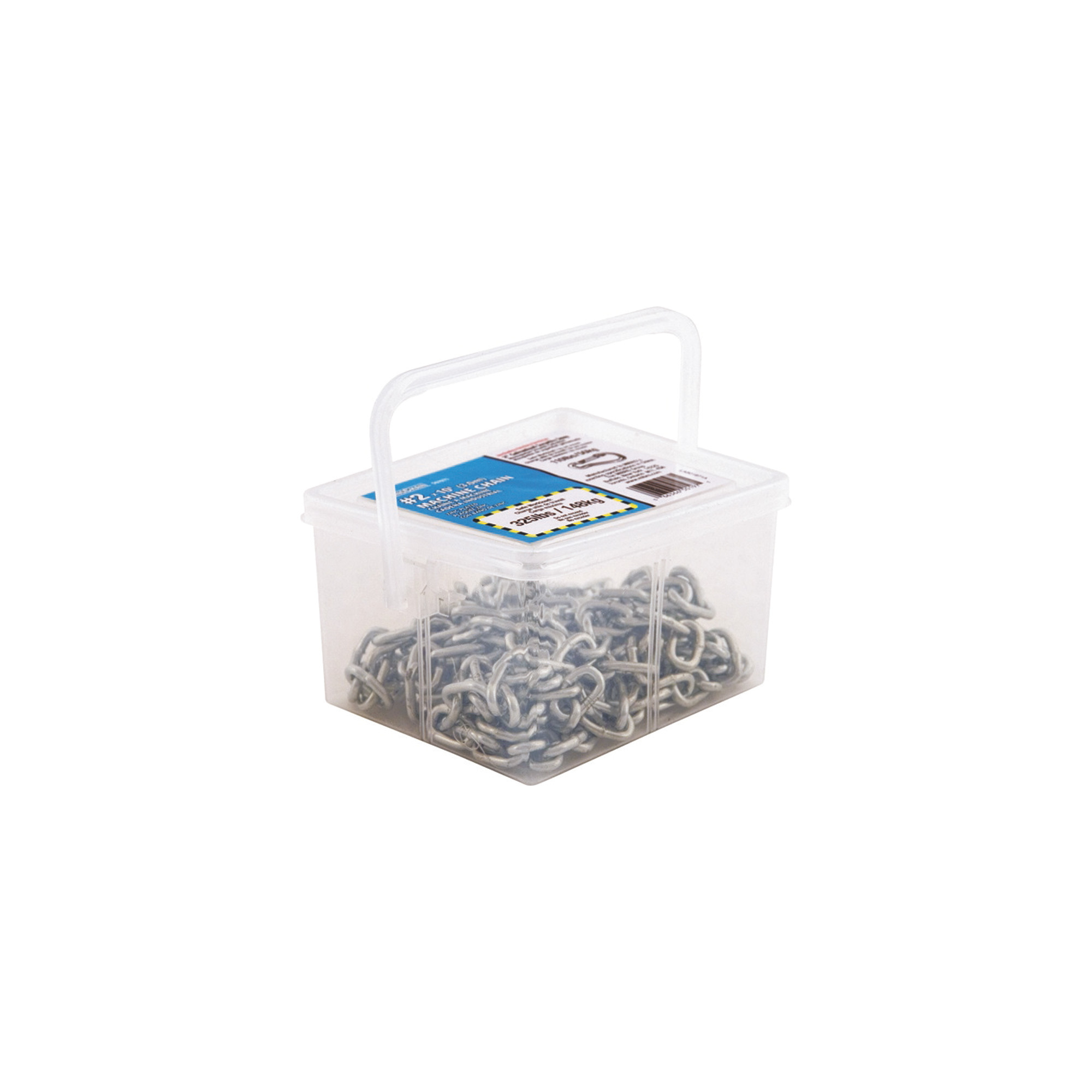 Mibro #2 x 10ft. Straight Link Machine Chain with Quick Link, Pre-Cut 10ft. Tub, Model# 501971