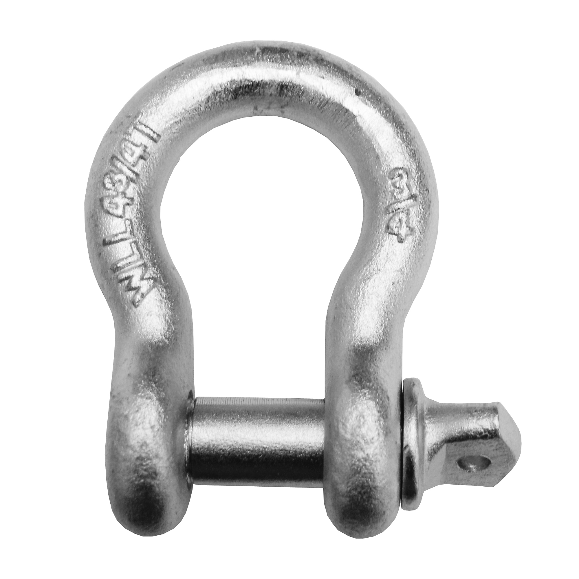 Braber Equipment Galvanized Shackle Clevis, 1/2in. x 1 15/16in., Model# 64.400.024
