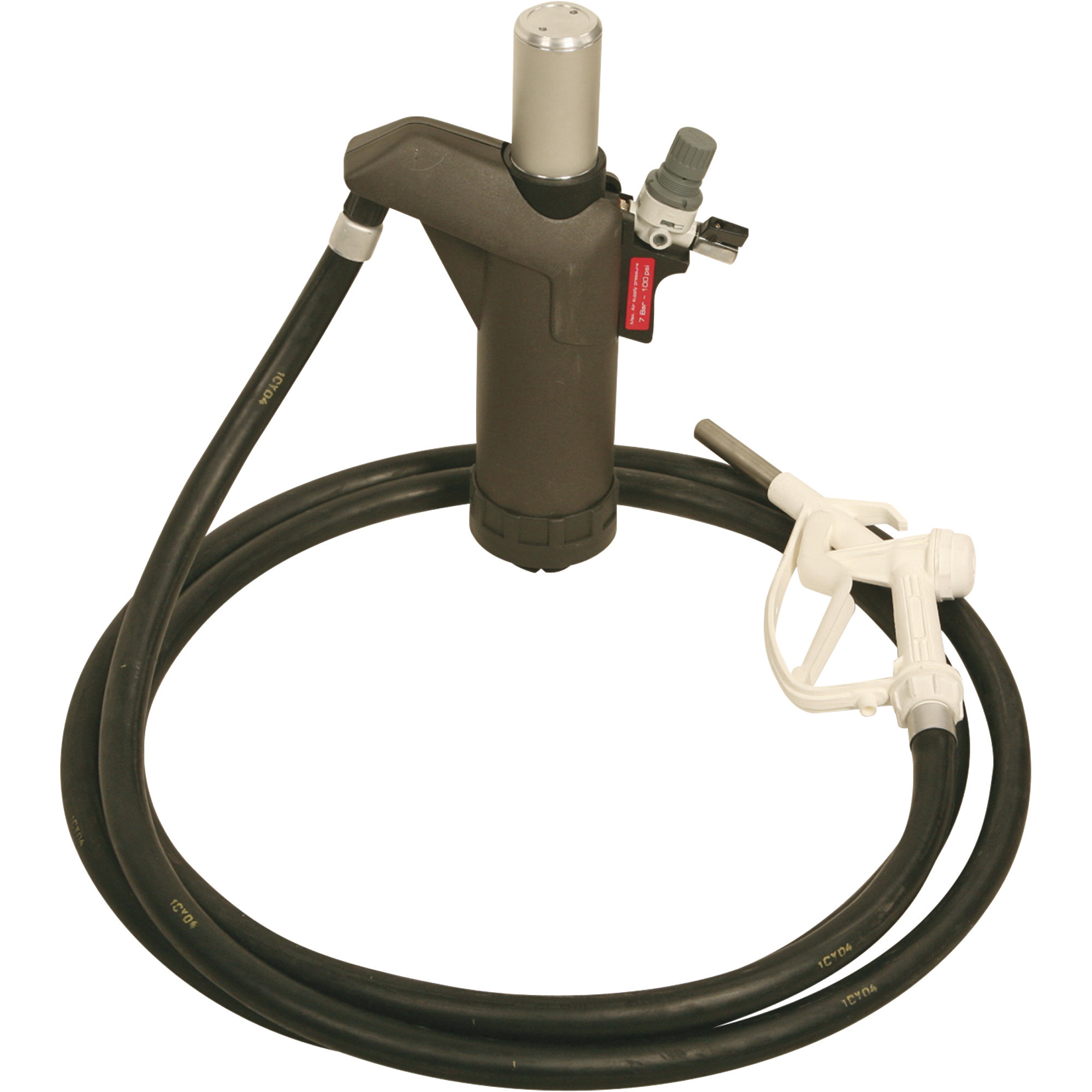 LiquiDynamics 1:1 DEF Air Pump System, Manual Polypropylene Shutoff Nozzle, Model# 560008A-12M
