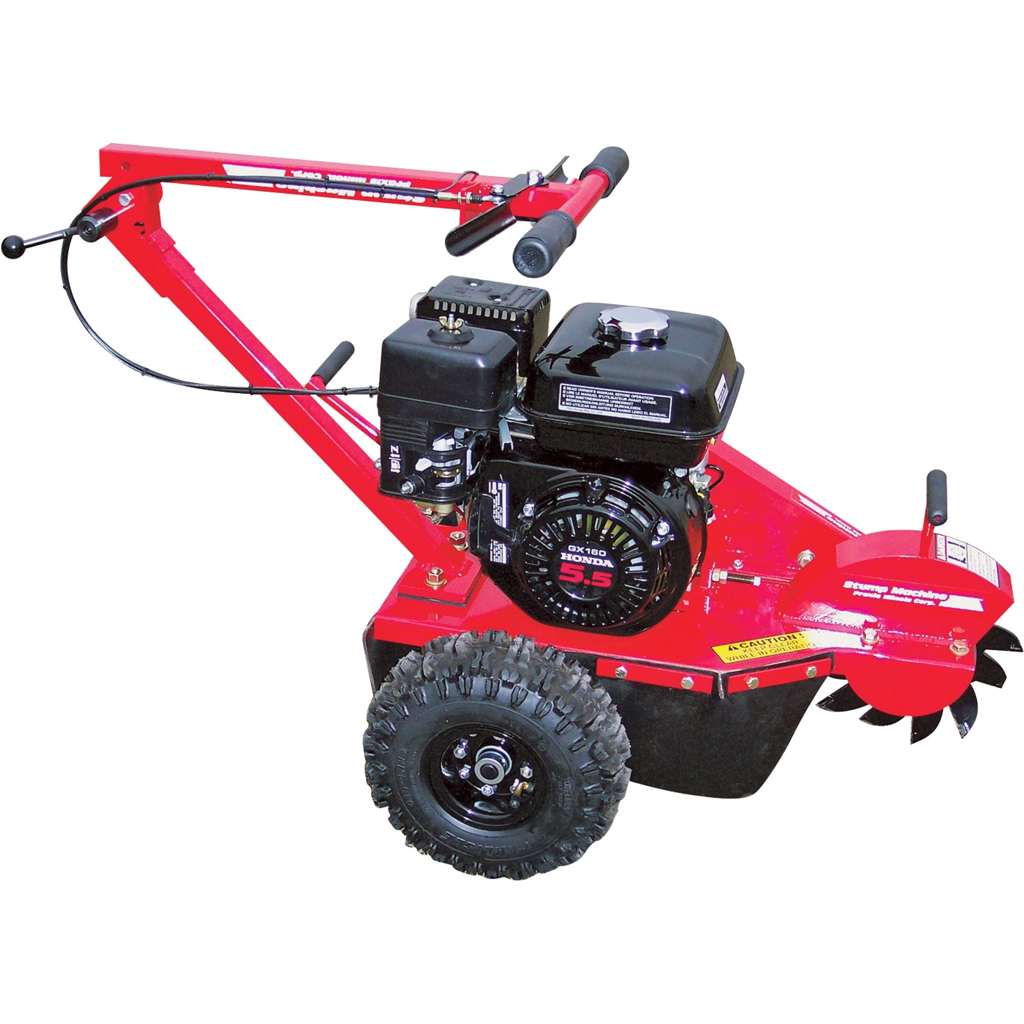 U.S. Praxis Portable Stump Grinder — 160cc HP Honda GX160 Engine, Model ...