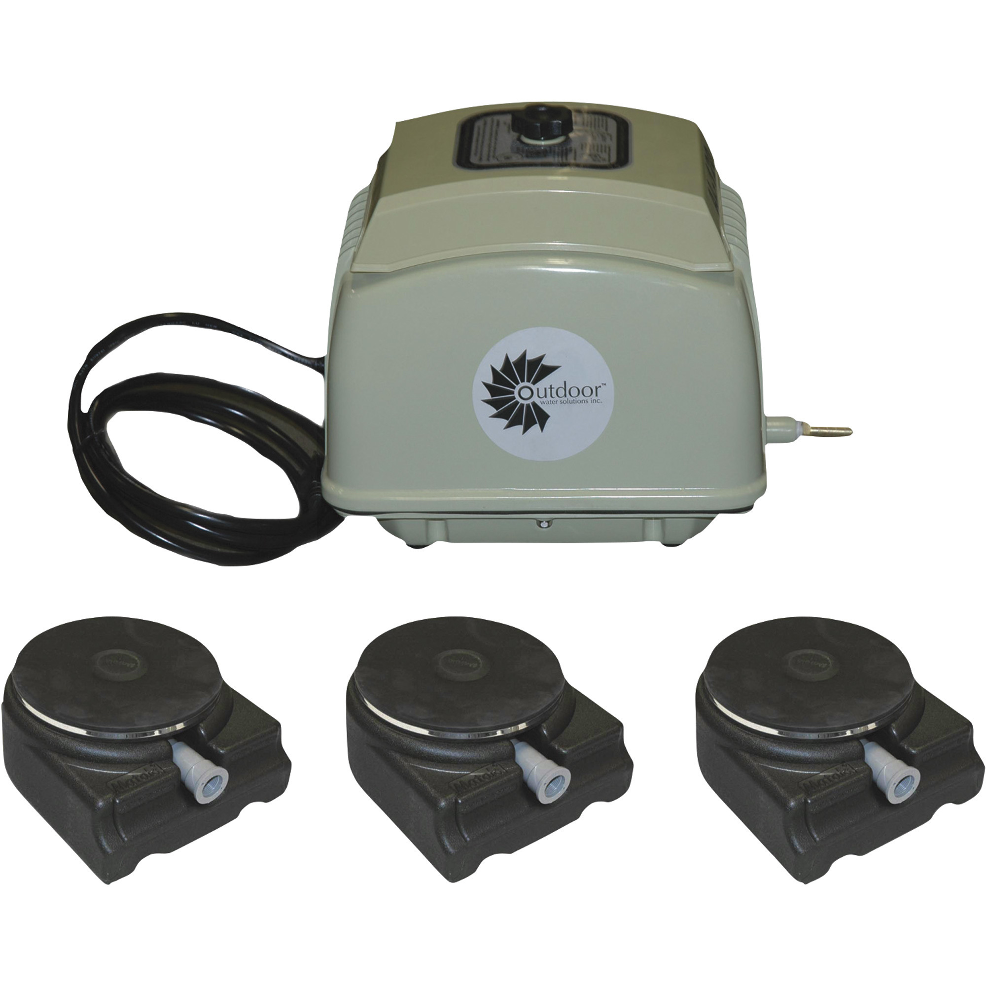 Outdoor Water Solutions AerMaster LD Electric Pond Aerator, 7.0 CFM, Model# EAU0184