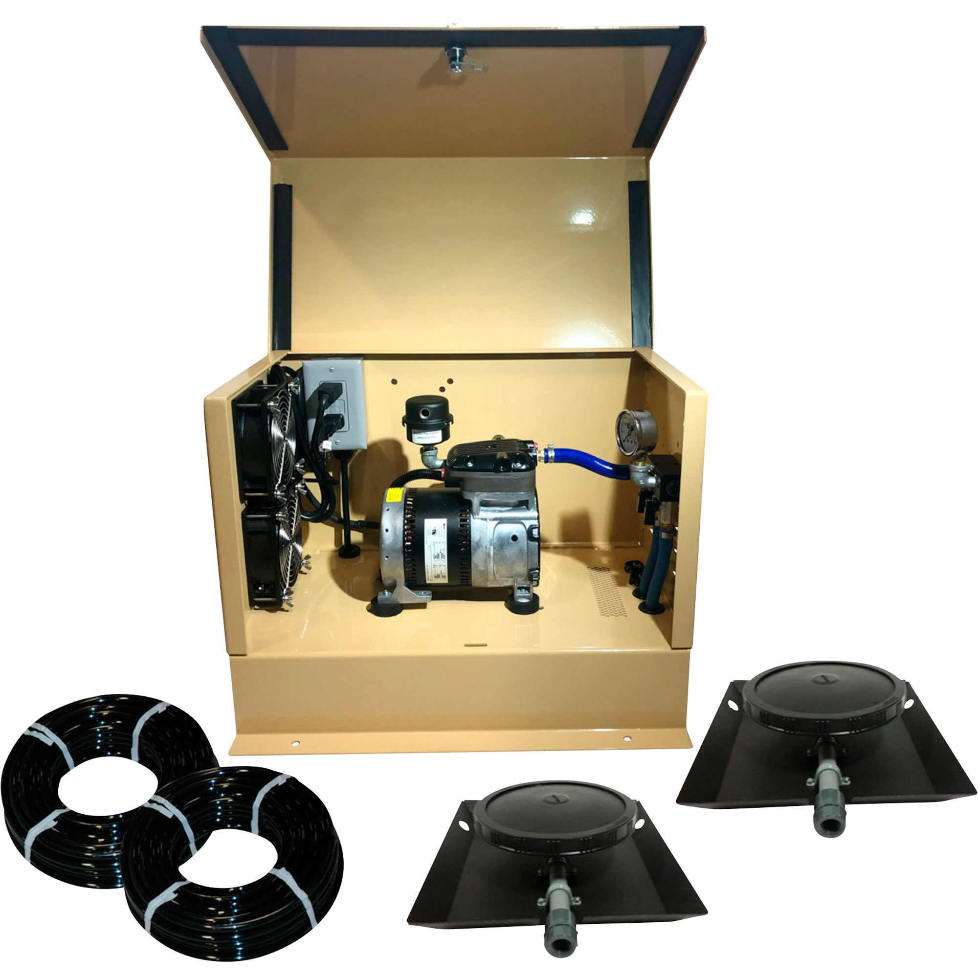 Outdoor Water Solutions AerMaster Pro 3 Electric Pond  Aerator, 2.2 CFM, Model# EAU0187