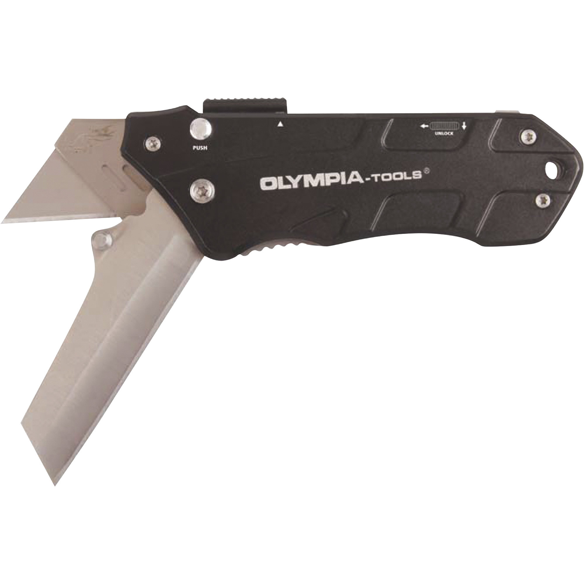 Olympia Tools Turboknife X DualBlade Utility Knife, Includes 5 Blades, Model 33117 Northern