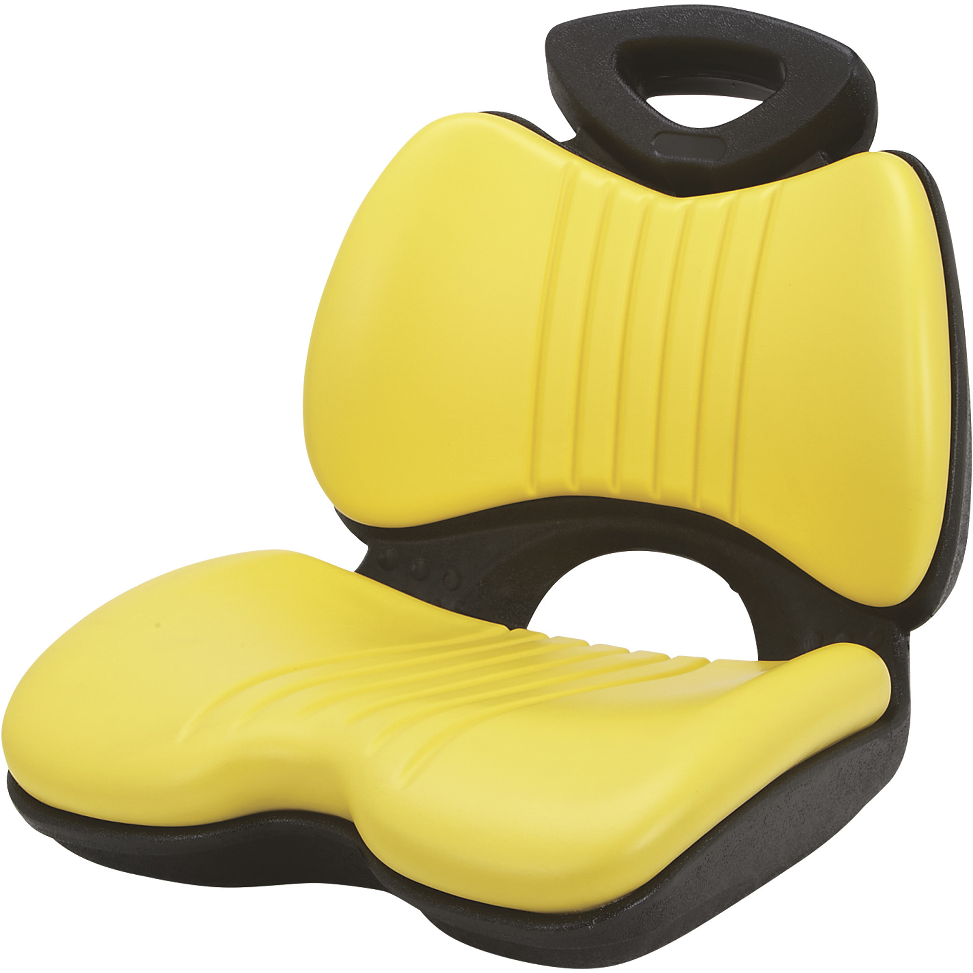 K & M Comfort Formed Lawn/Garden Tractor Seat — Yellow, Model# 8081