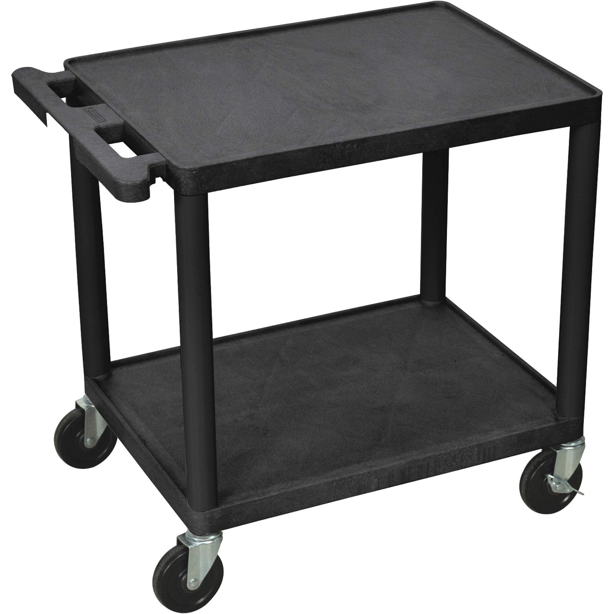 Luxor Utility Cart, 400-Lb. Capacity, 26in.H, Black, Model# LP26-B