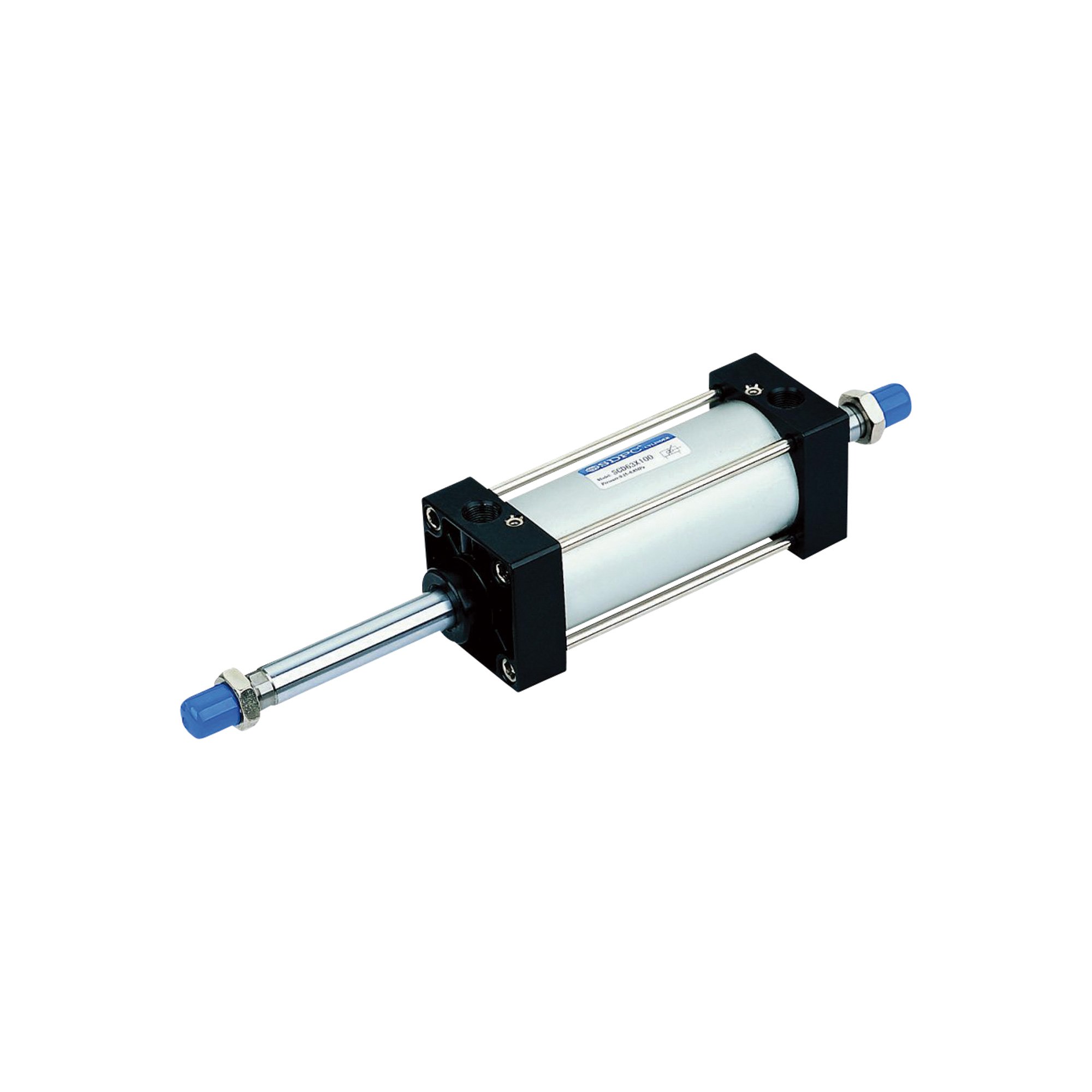 NorTrac Pneumatic Cylinder — 2 Pole, 50mm Bore, 100mm Stroke Northern