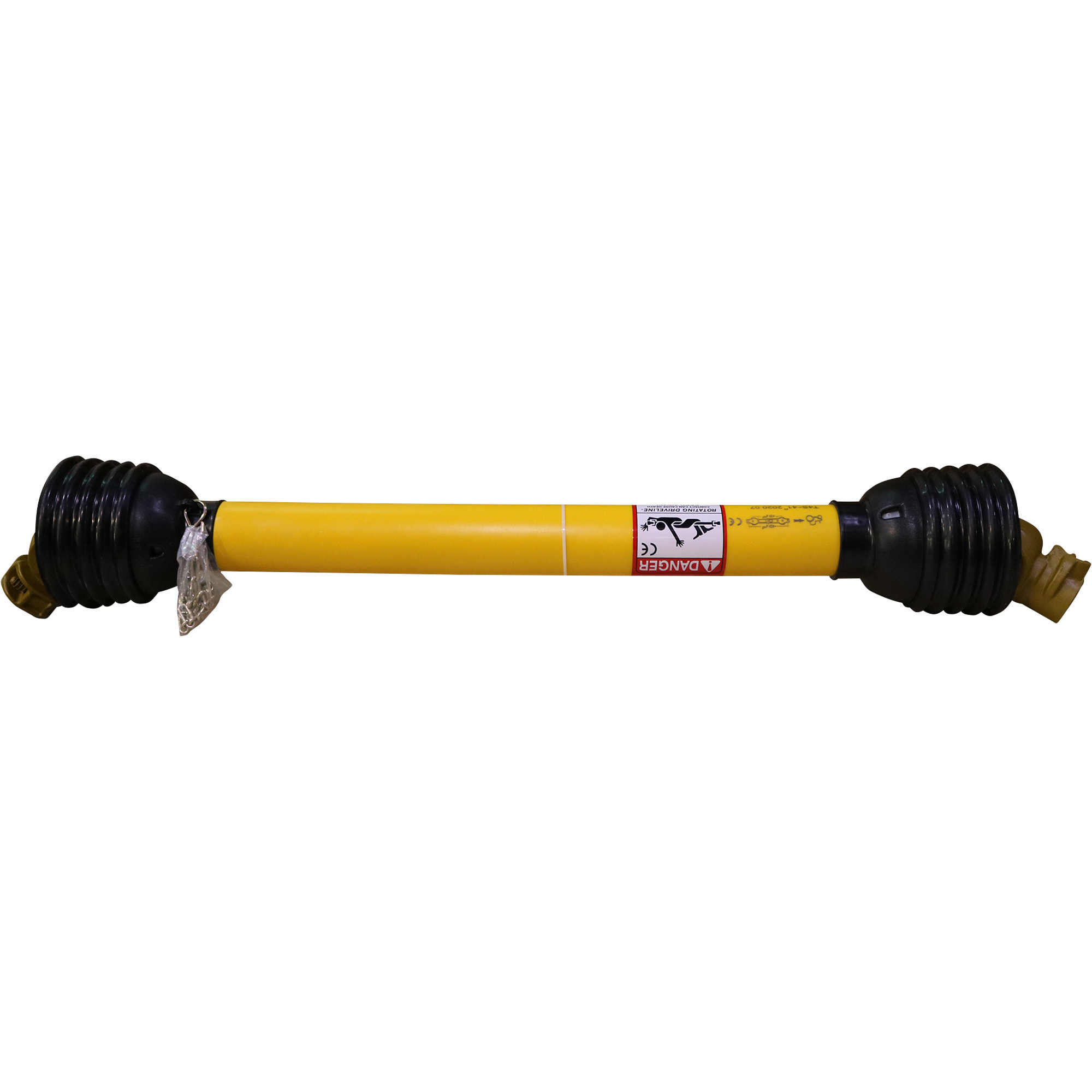 Braber Equipment General-Purpose PTO Shaft Assembly, 40in. Collapsed Length, Model# 69.885.004