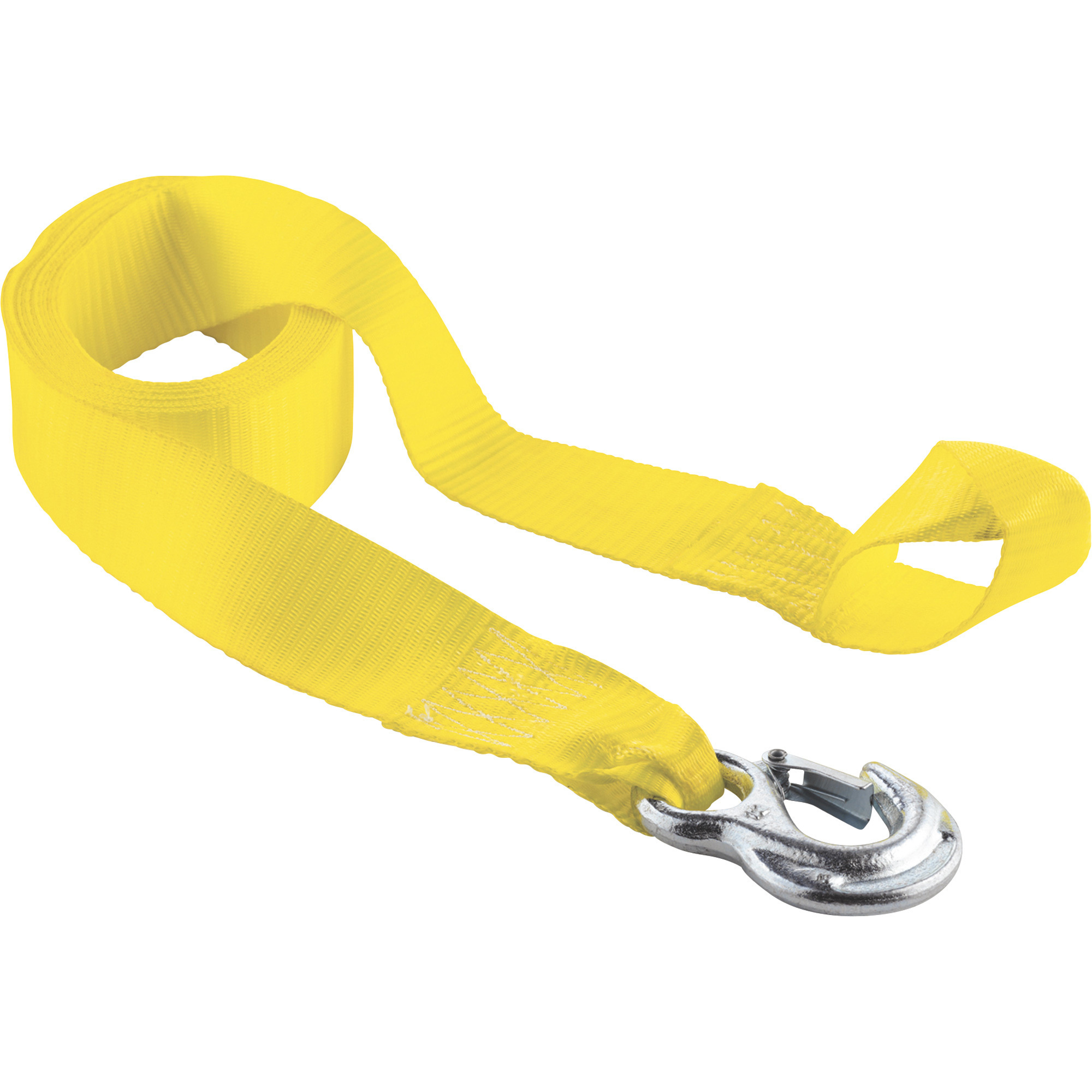 Smart Straps Heavy-Duty ATV Tow Strap, 20ft.L x 2in.W, 666-Lb. Working Load, 2000-Lb. Breaking Strength, Yellow, Model# 836