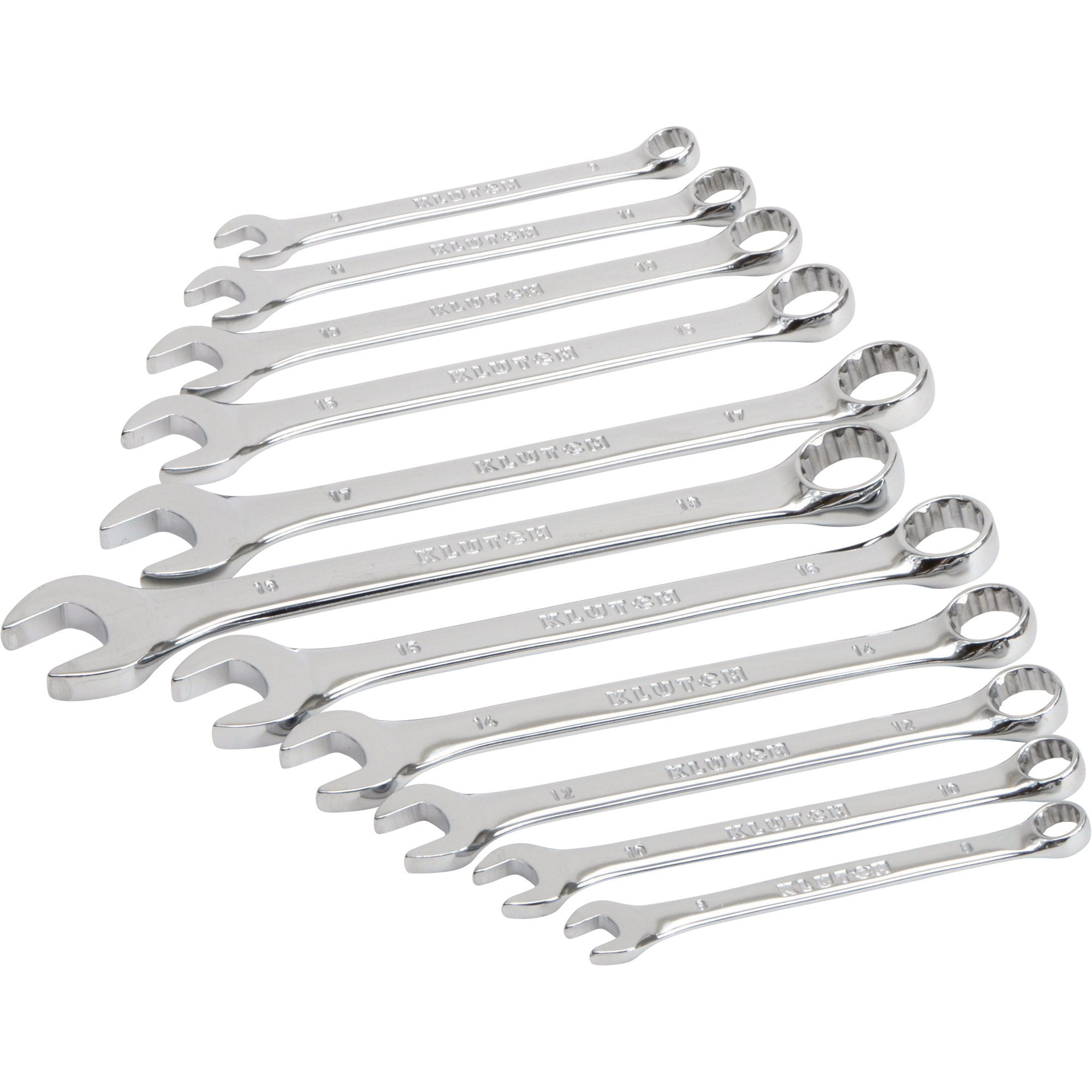 Klutch Combination Wrench Set — 11-Pc., Metric | Northern Tool