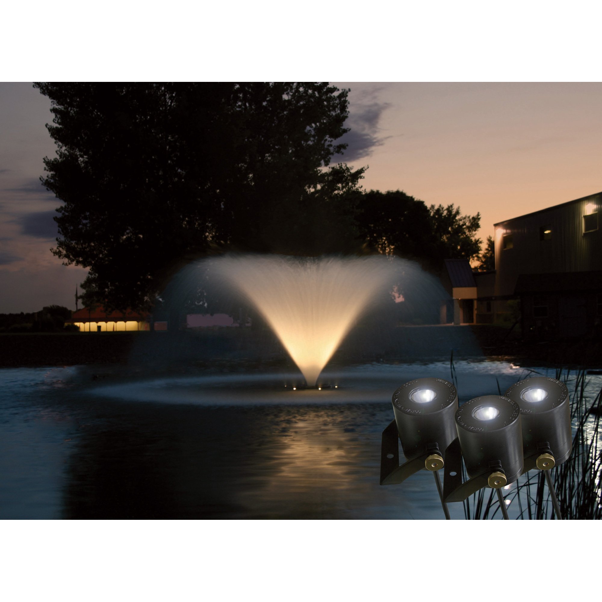 Kasco 3 LED Fountain Light Kit — 100-Ft. Power Cord, Model# LED3125100