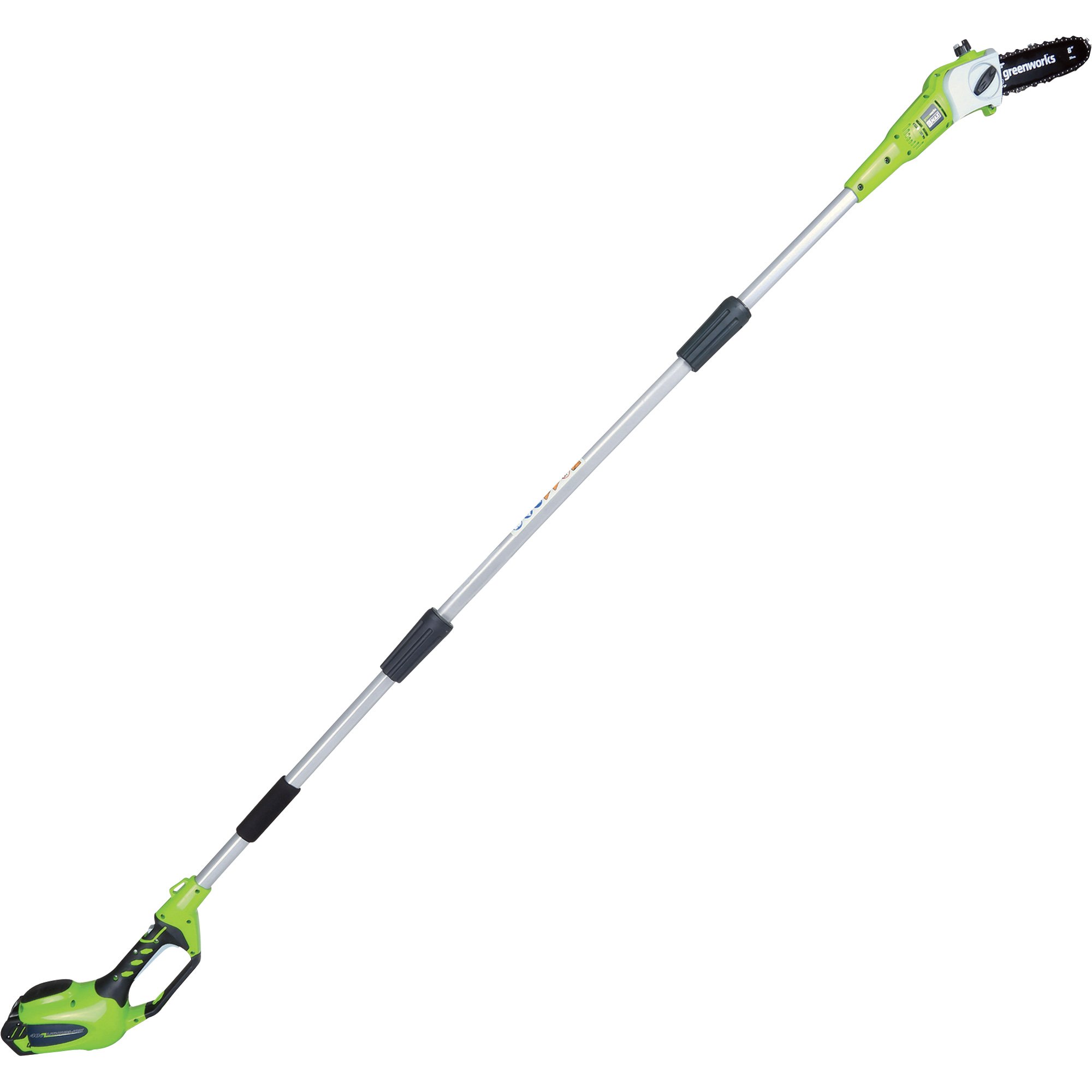 Greenworks Cordless 40 Volt Li-Ion Pole Saw — 8in. Bar, Model