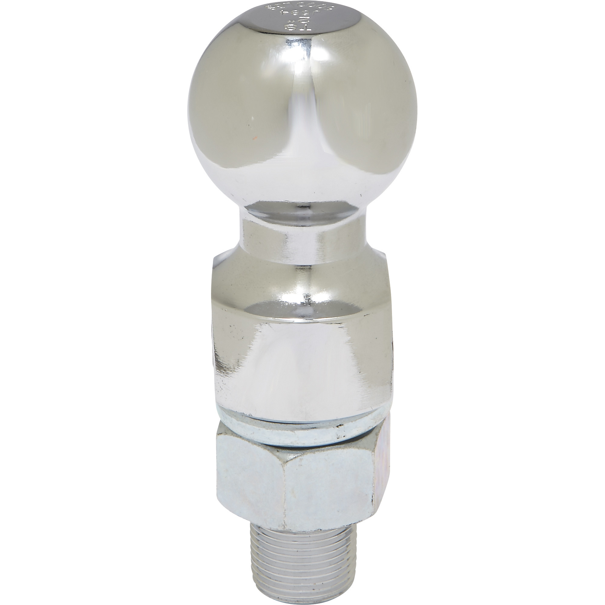 Tow Ball Riser Ultra-Tow Chrome-Plated Hitch Ball, 2in. Ball, 1in. Dia. x 2-1/8in.L ...