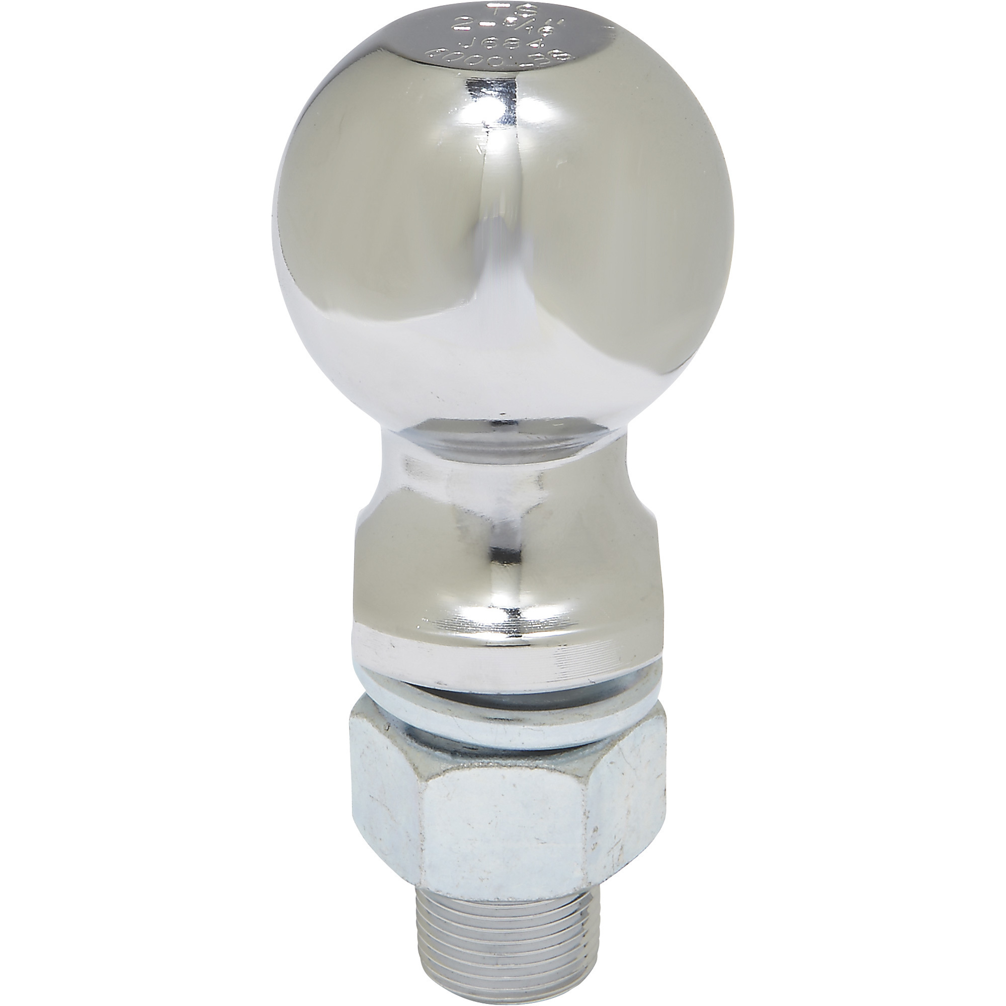 Ultra-Tow Chrome-Plated Hitch Ball, 2-5/16in. Ball, 1in. Dia. x 2-1/8in.L Shank, 6000-Lb. Capacity