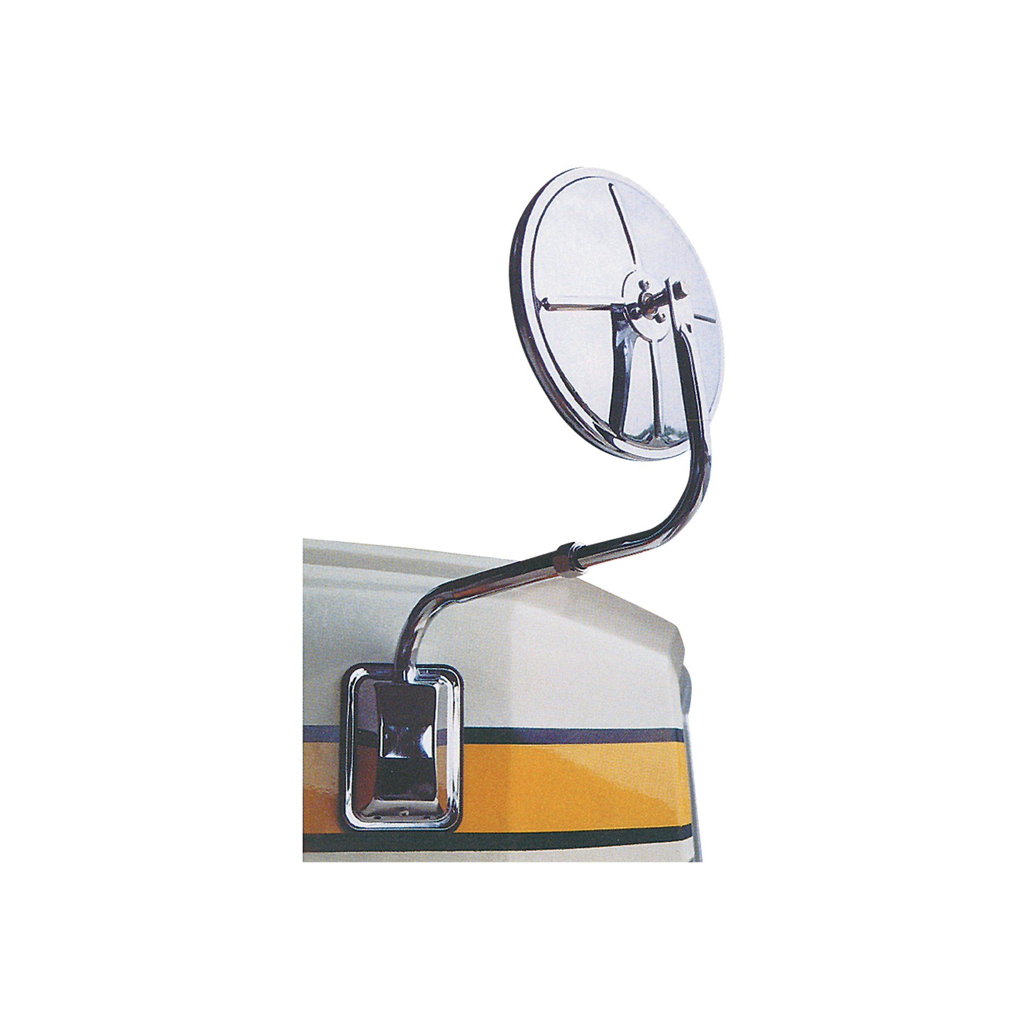 Sure Plus Pod Mount Hood Mirror With Adjustable Curved Arm