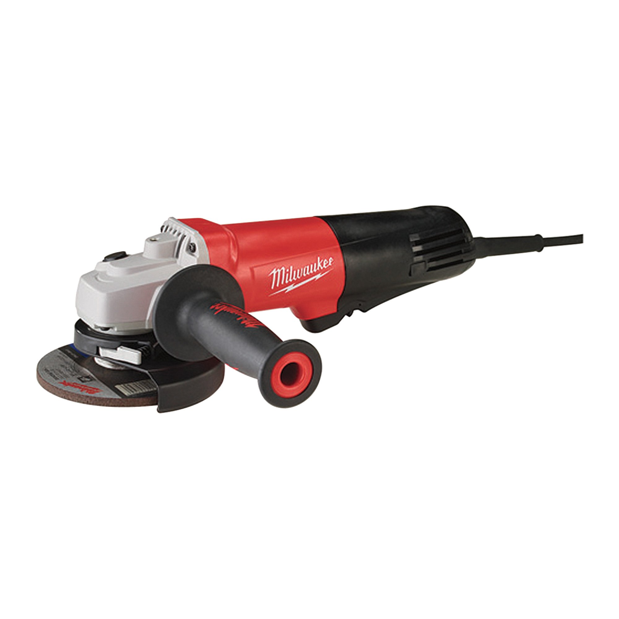 Milwaukee Small Angle Grinder — 4 1/2in./5in., 12 Amp, Lock-On Paddle ...