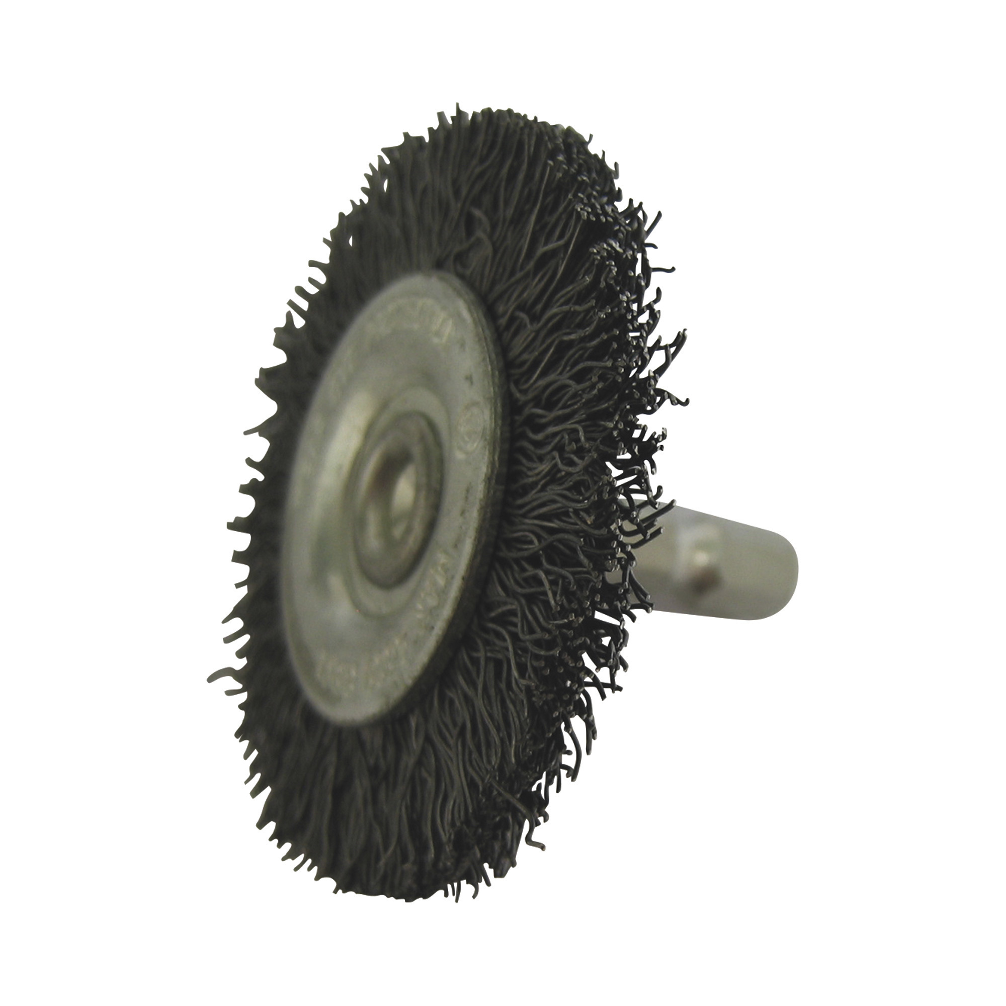 Klutch 3in. Wire Wheel with 1/4in. Shaft, 1/4in. Arbor