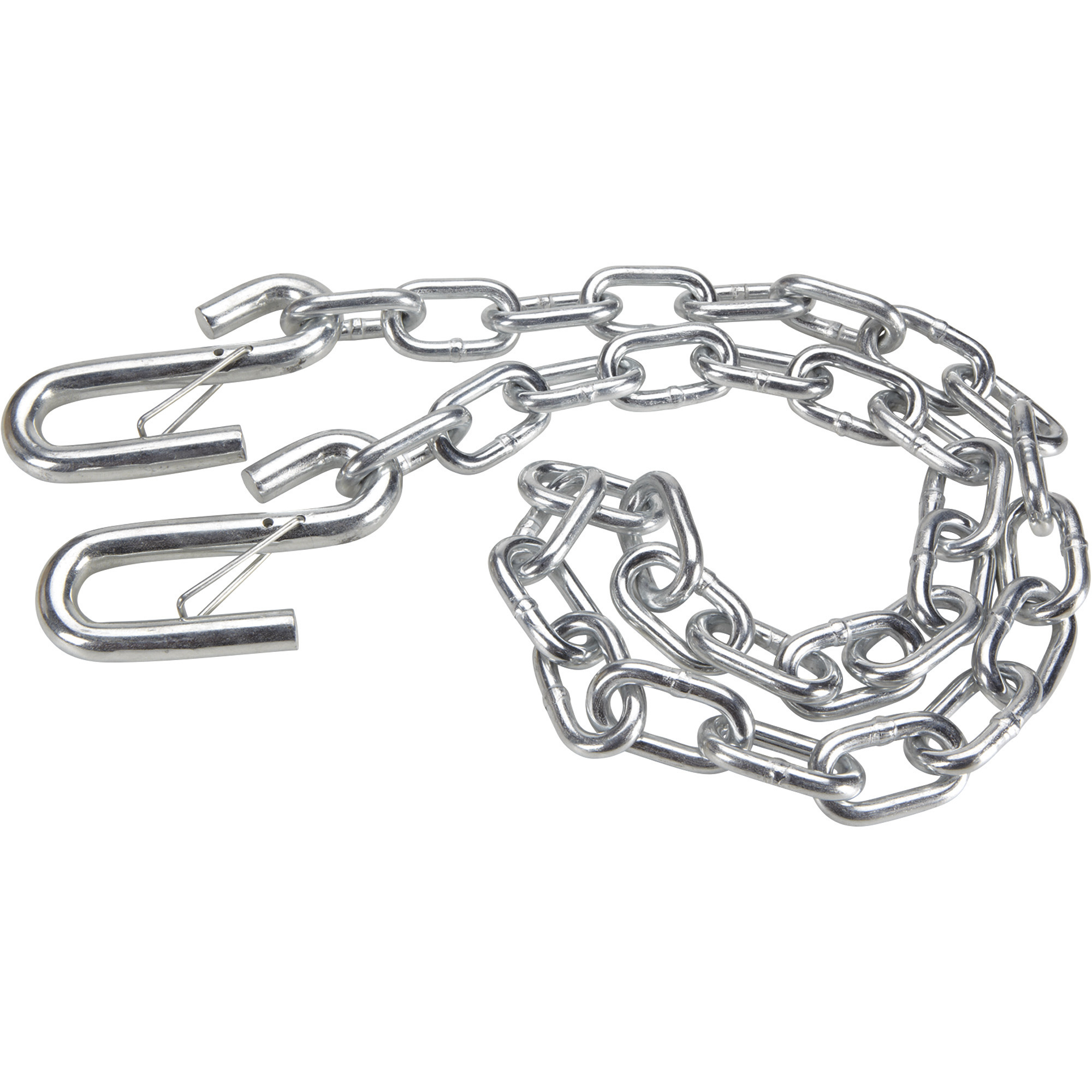 Ultra-Tow Safety Tow Chain with S-Hook - 1/4in. x 48in. Chain, 2,000-Lb. Capacity