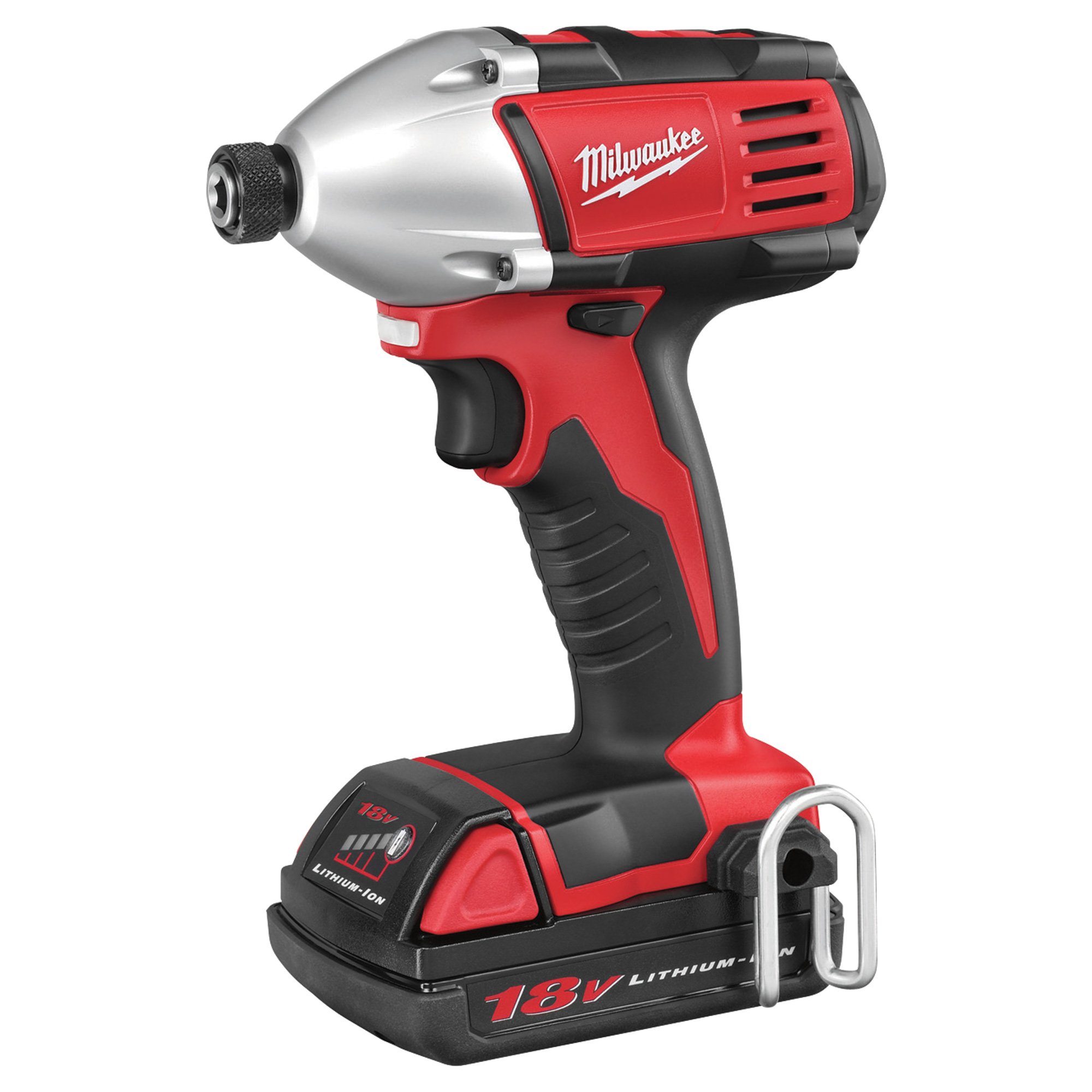Milwaukee M18 Cordless Compact Impact Wrench — 1/4in. Hex, 18 Volt