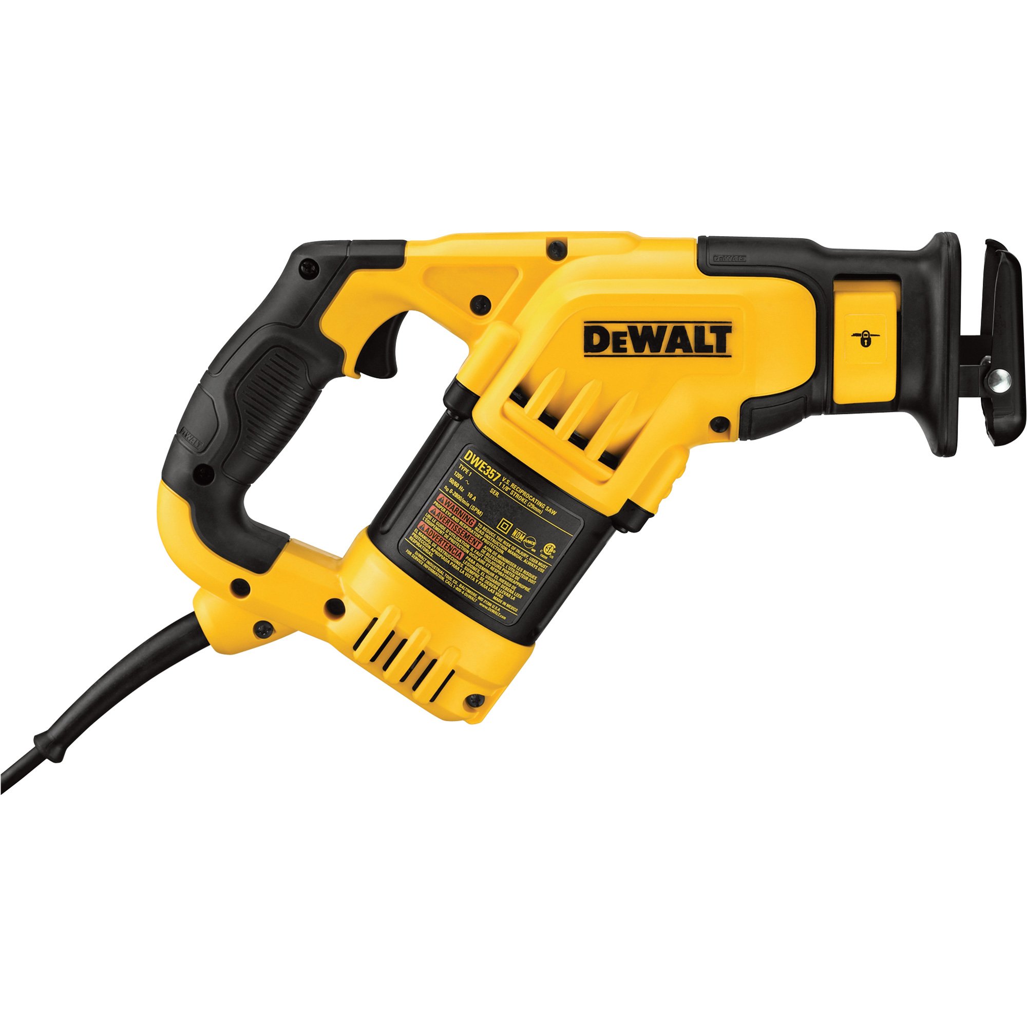 DEWALT Compact Reciprocating Saw 12 Amp Model DWE357