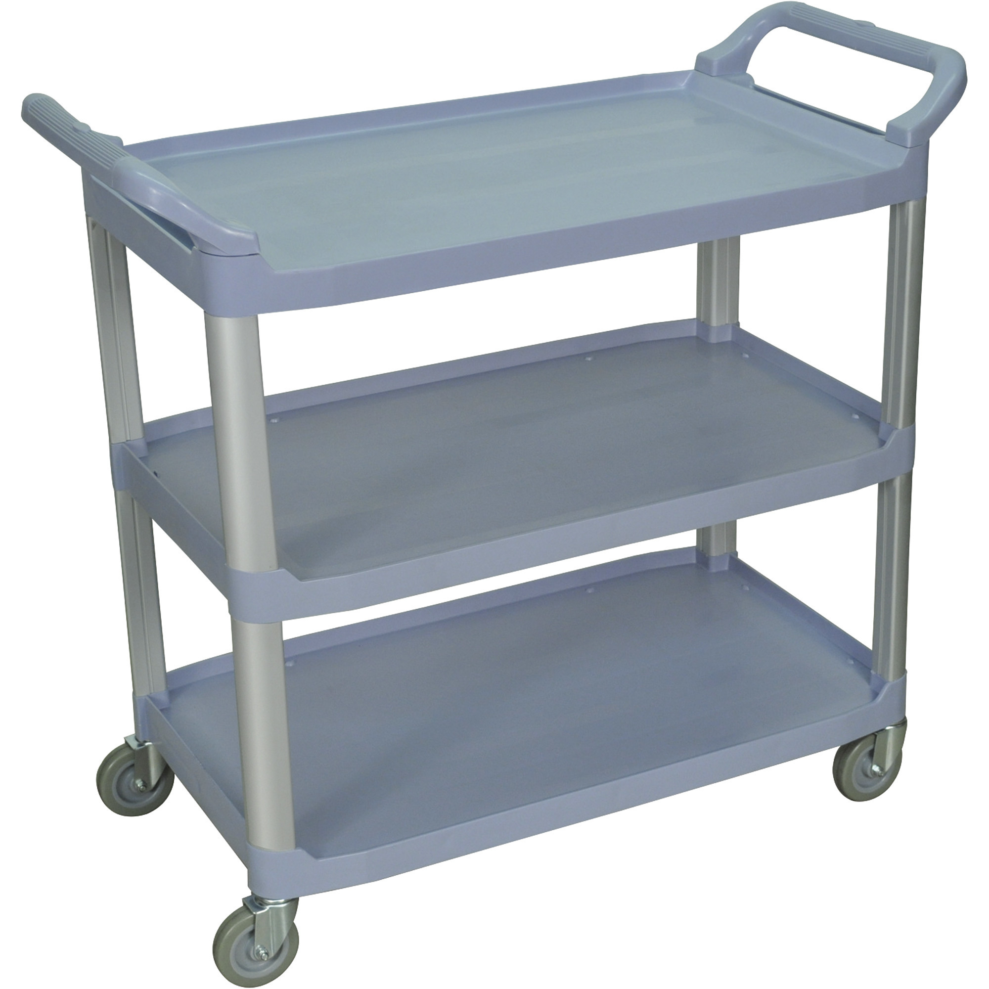 Luxor Large Serving Cart, 300-Lb. Capacity, Gray, Model# SC13-G