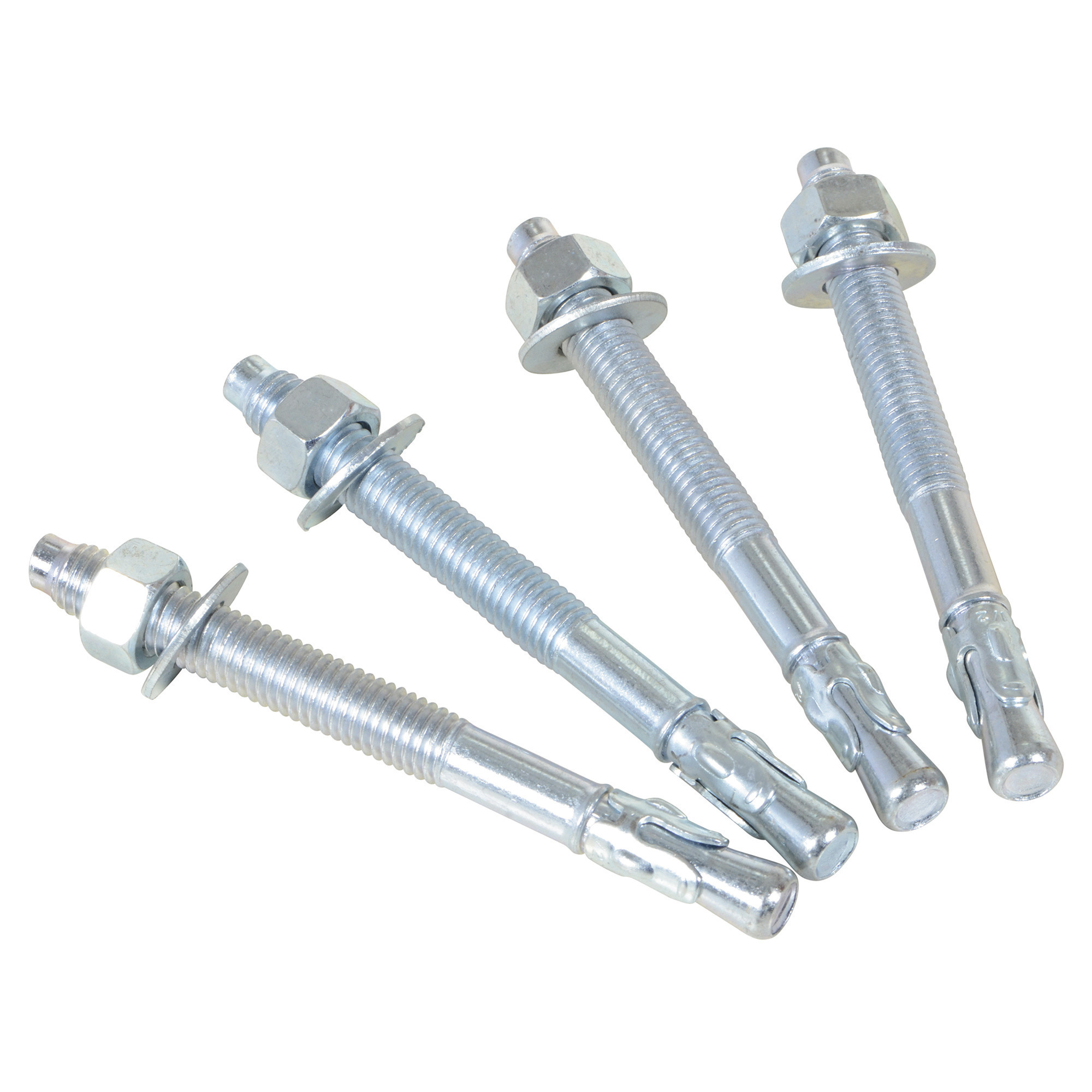 Vestil Concrete Wedge Anchor Bolts - 1/2in. Thread, 5in. Length, 4-Pack, Model# AS-125-4PK
